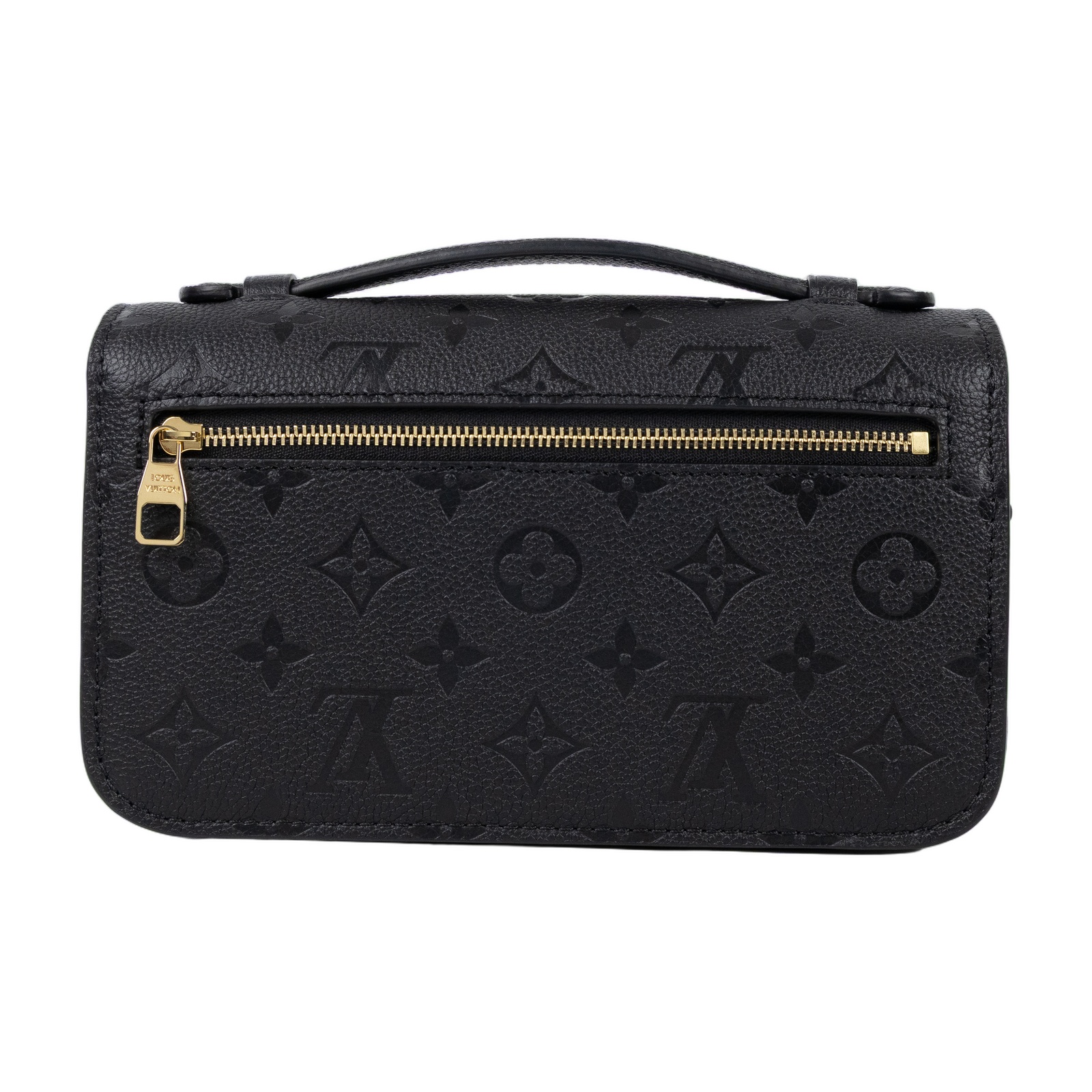 路易威登 LOUIS VUITTON Pochette Métis East West 鏈條 郵差包 腋下單肩包 黑色 M46595 晶片款  原廠盒子/防塵袋/背帶2