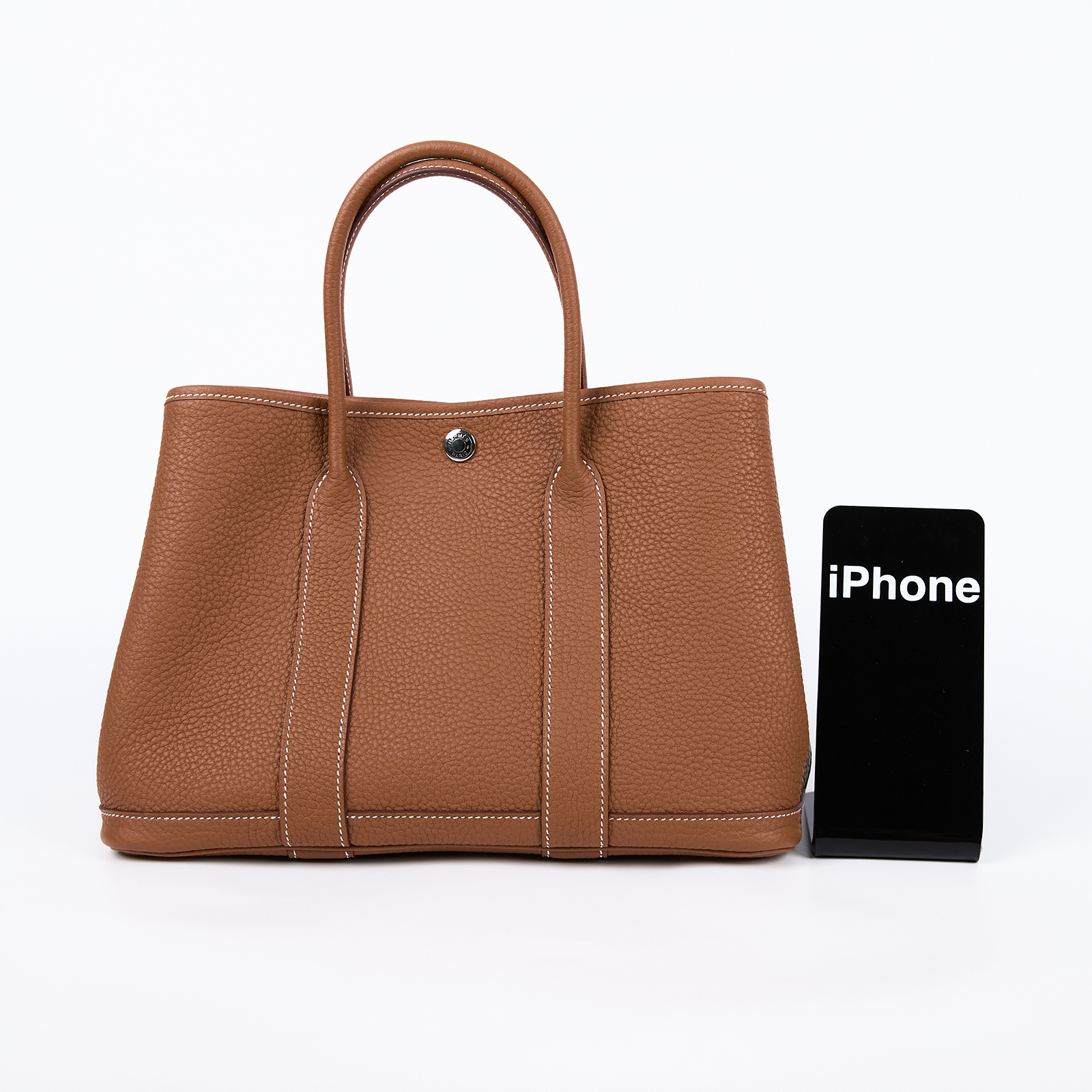 愛馬仕 Hermes Garden Party 花園派對包 30 GP30 W AM 010 UH K刻金棕GP30 防塵袋