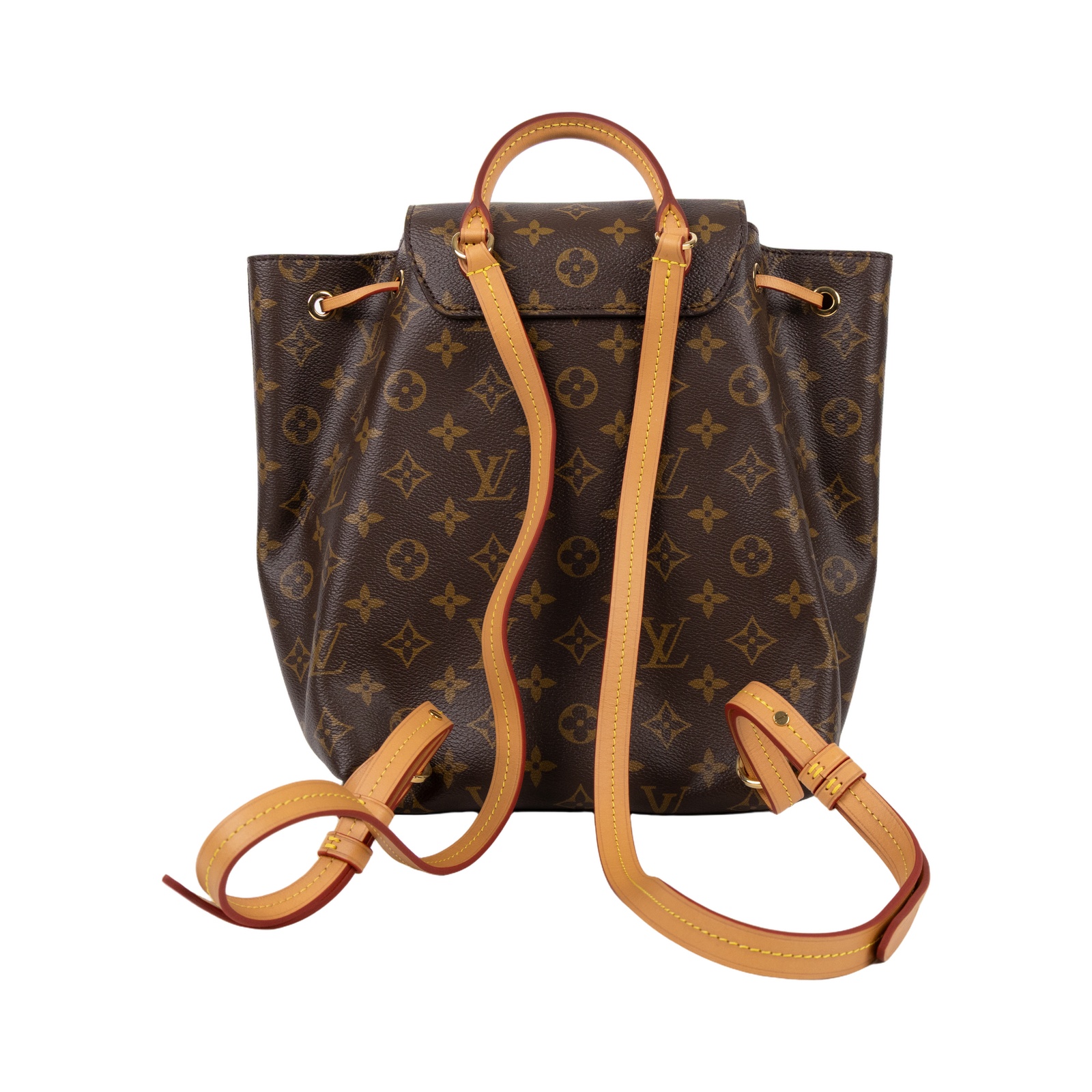 路易威登 LOUIS VUITTON Montsouris PM 後背包 經典帆布 M45501 晶片款  原廠盒子/防塵袋/吊飾