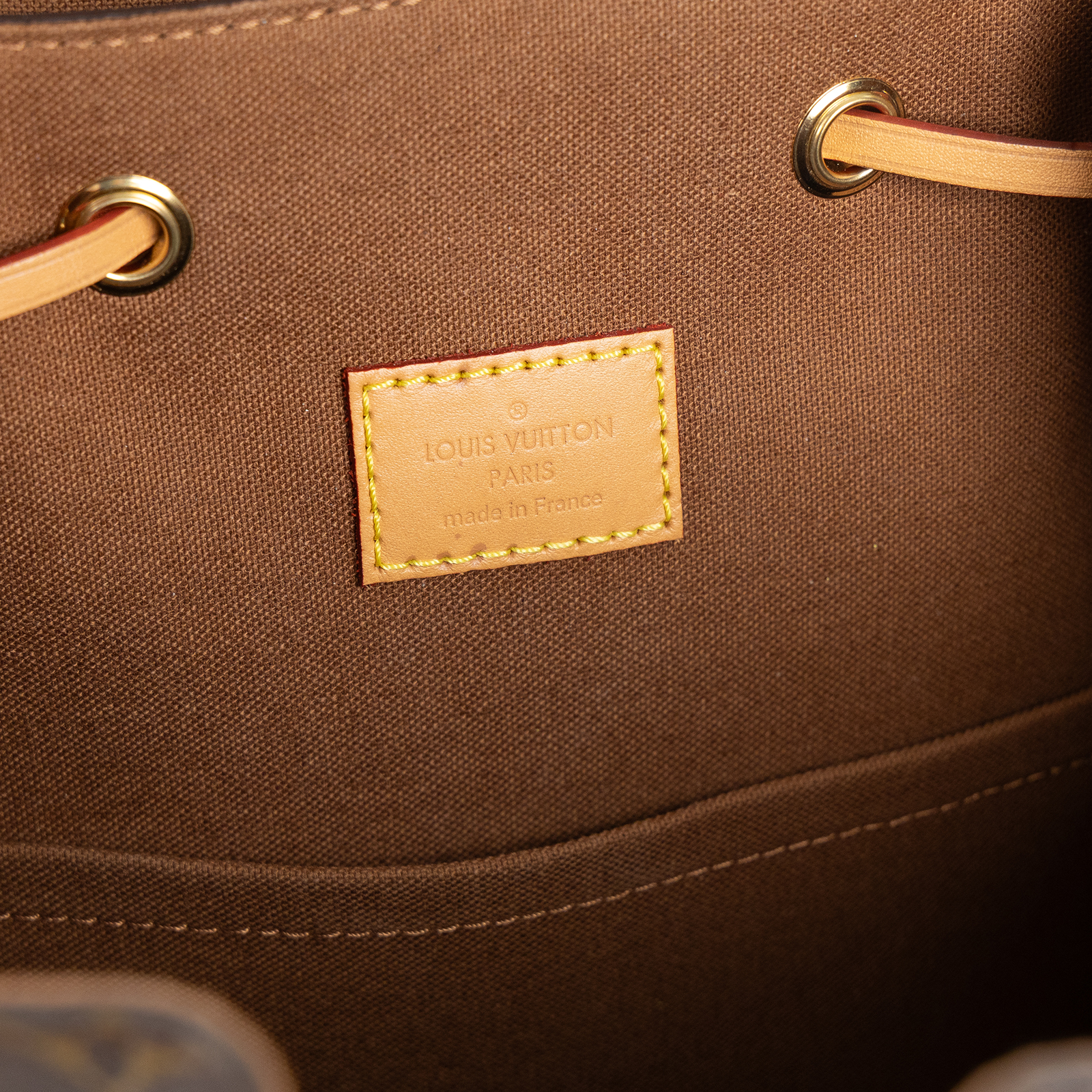 路易威登 LOUIS VUITTON Montsouris PM 後背包 經典帆布 M45501 晶片款  原廠盒子/防塵袋/吊飾