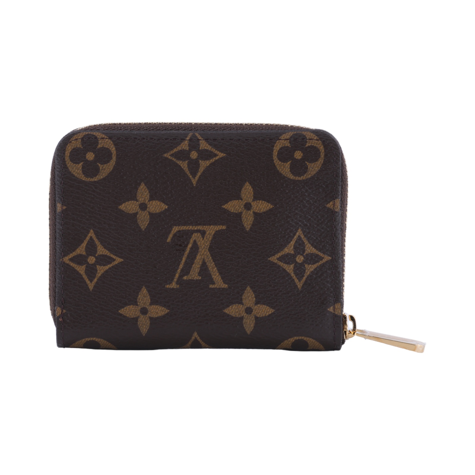 路易威登 LOUIS VUITTON 拉鏈零錢包 經典帆布 M60067 晶片款 原花拉鍊短夾 原廠盒子/防塵袋