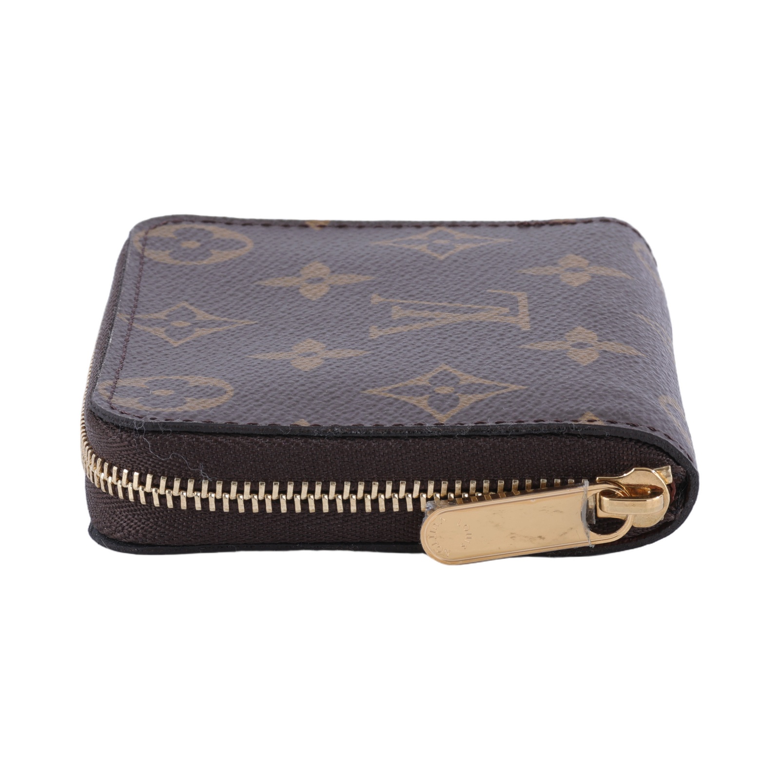 路易威登 LOUIS VUITTON 拉鏈零錢包 經典帆布 M60067 晶片款 原花拉鍊短夾 原廠盒子/防塵袋