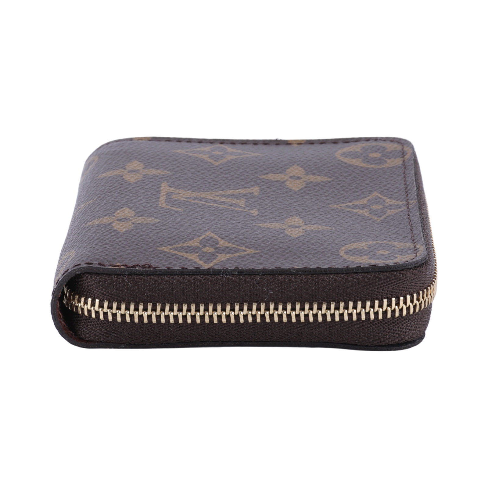 路易威登 LOUIS VUITTON 拉鏈零錢包 經典帆布 M60067 晶片款 原花拉鍊短夾 原廠盒子/防塵袋
