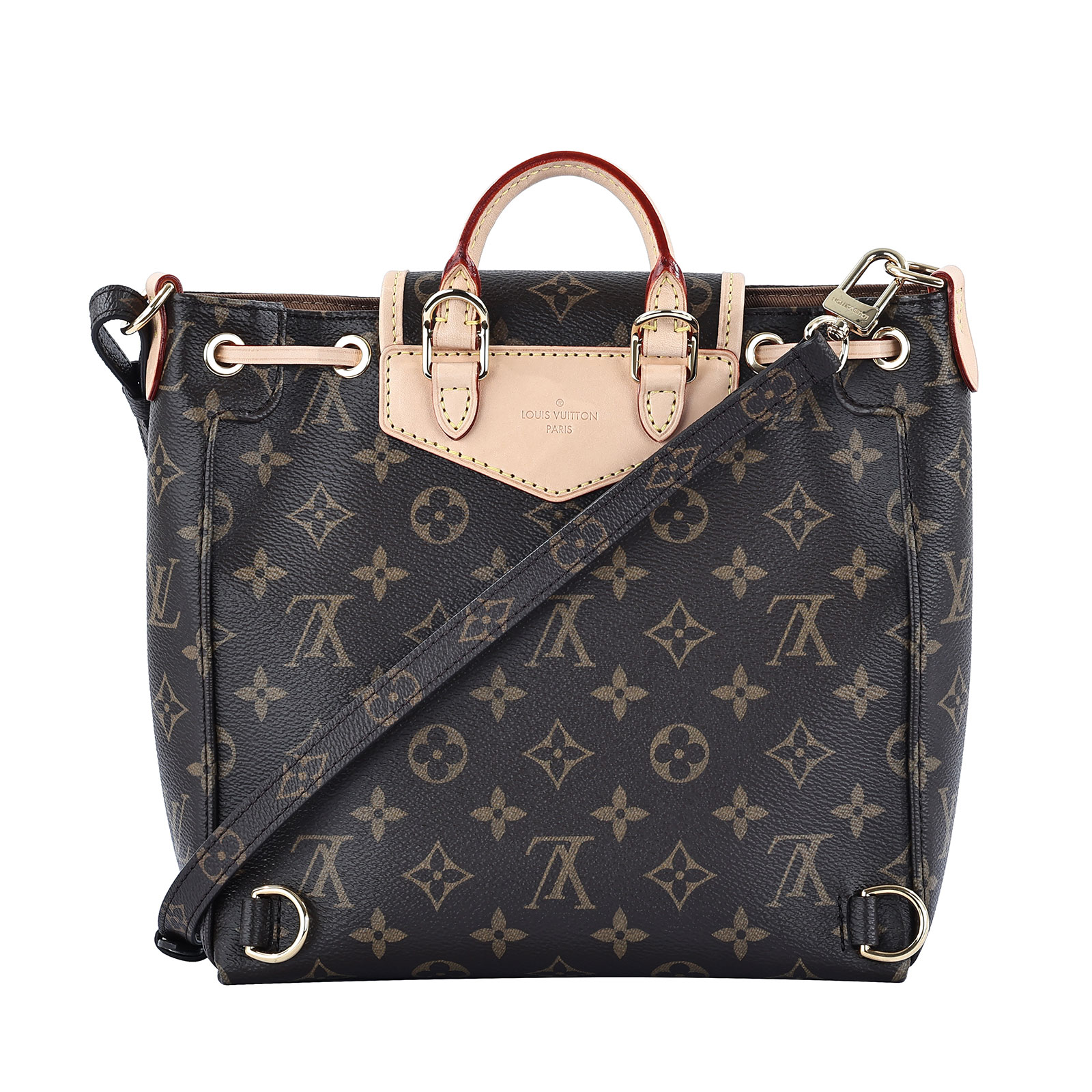 路易威登 LOUIS VUITTON Excursion PM 帆布 手提 後背包 M46932 晶片款 Excursion PM 防塵袋