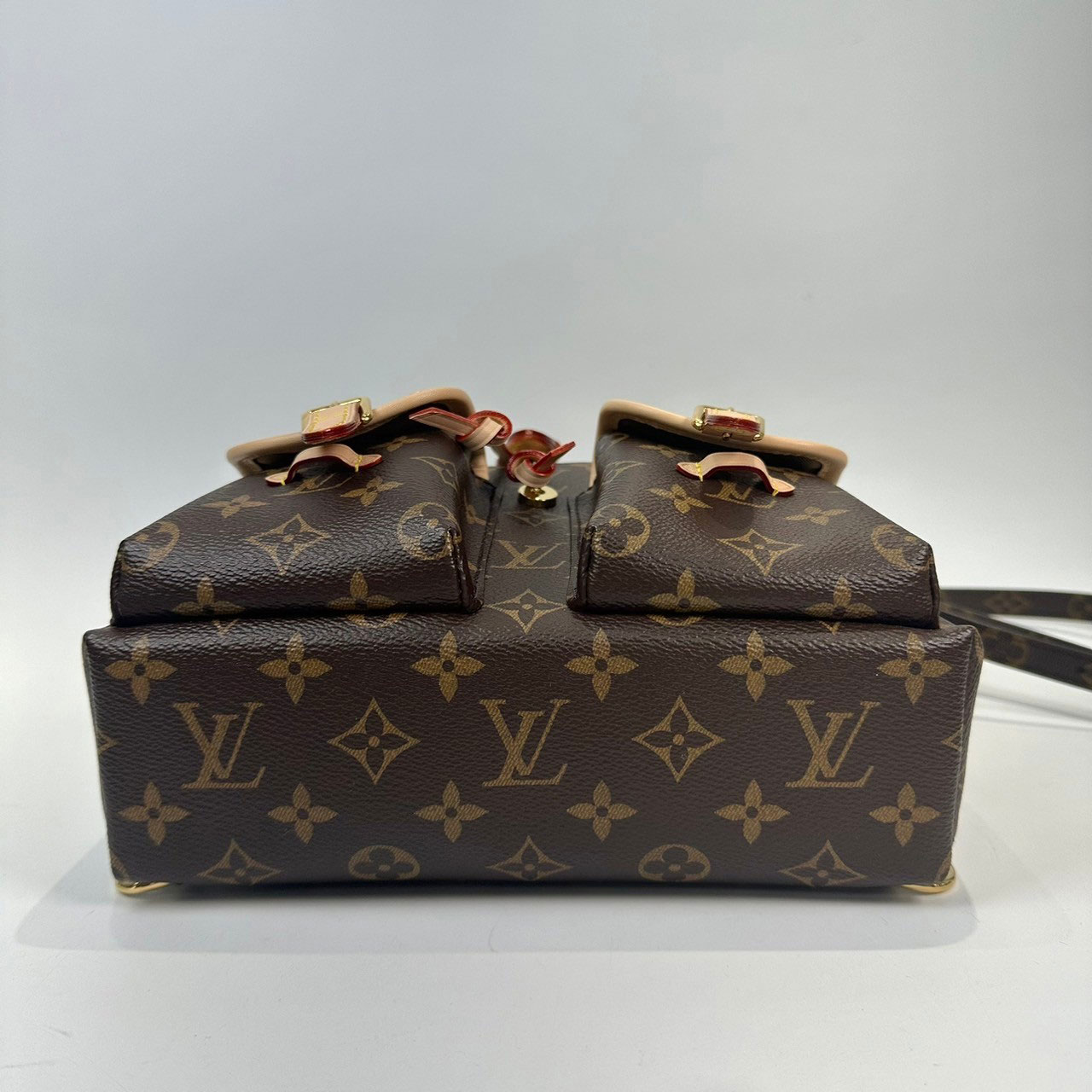 路易威登 LOUIS VUITTON Excursion PM 帆布 手提 後背包 M46932 晶片款 Excursion PM 防塵袋