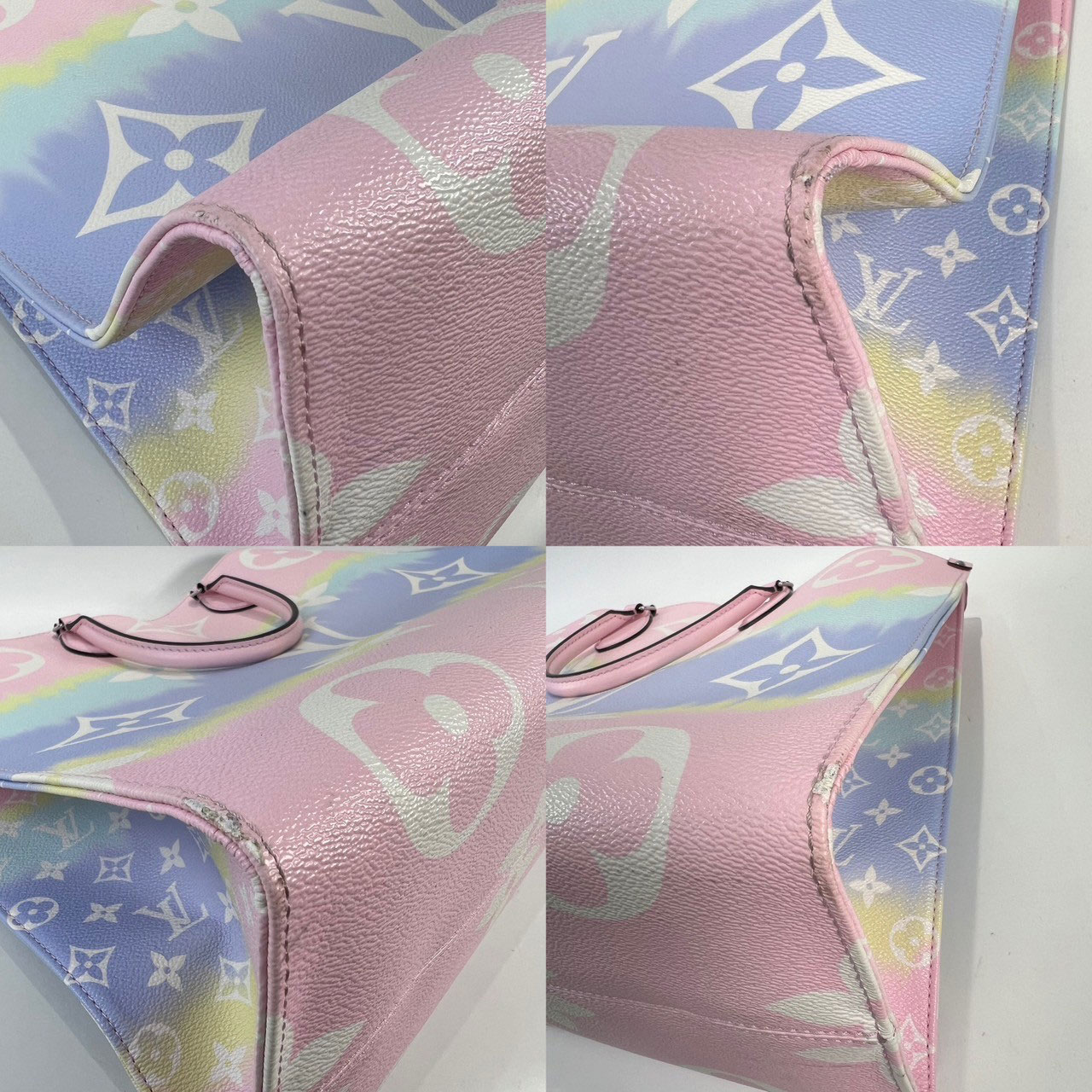 路易威登 LOUIS VUITTON Onthego GM 手提肩背 托特包 M45119 彩虹ON THE GO GM