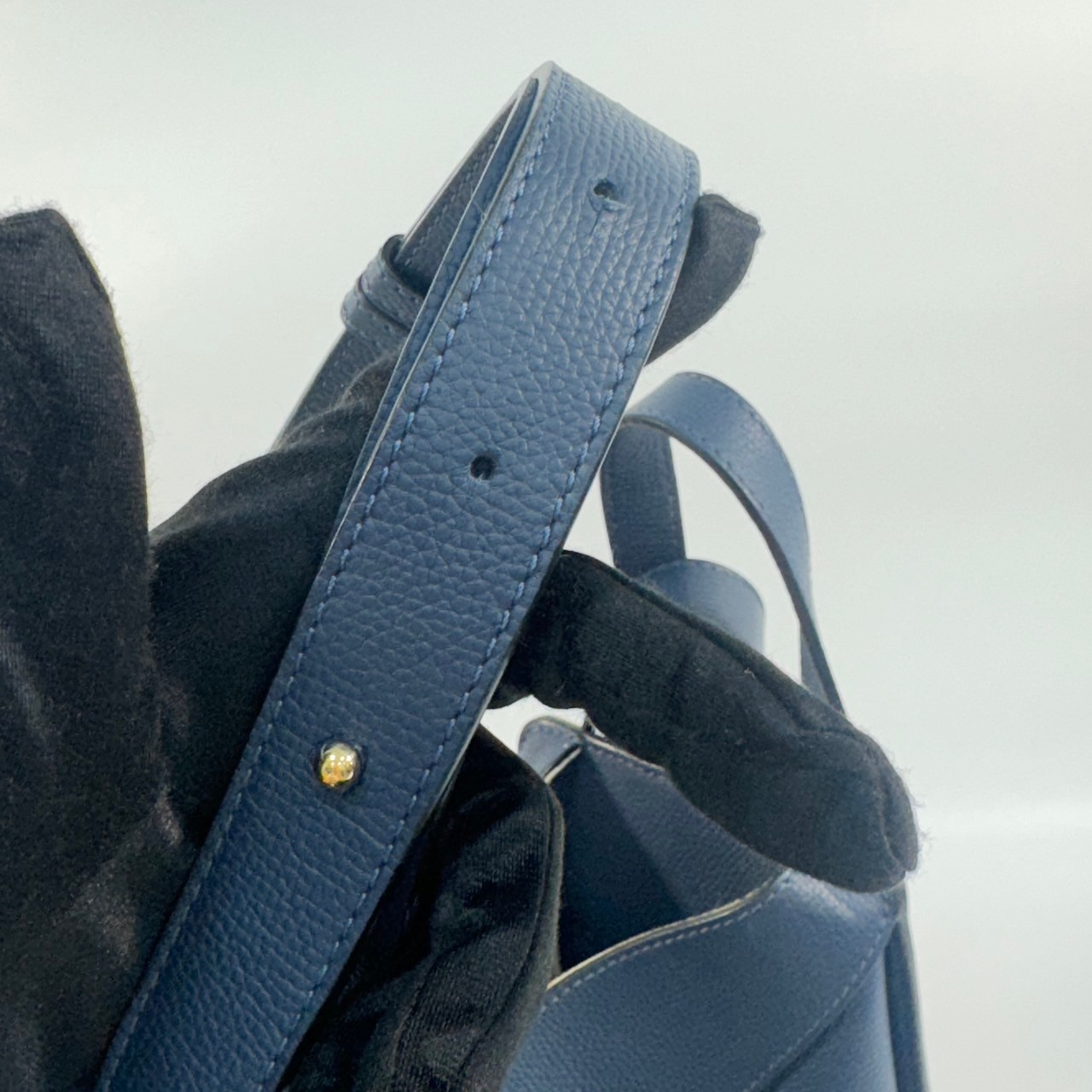 羅意威 LOEWE Small Hammock bag  手提 斜背包  藍HAMMOCK SMALL 防塵袋