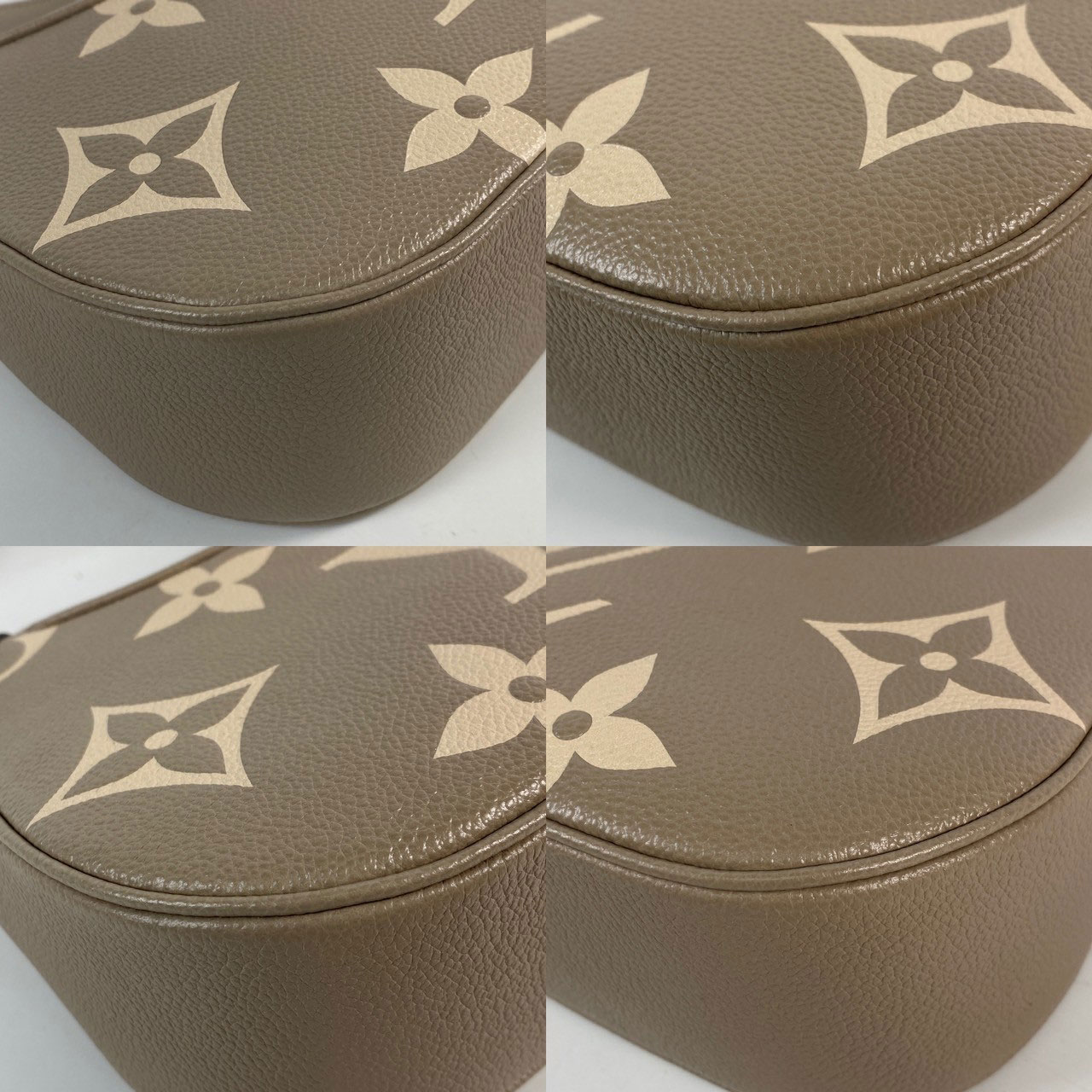 路易威登 LOUIS VUITTON Bagatelle 雙色 牛皮 肩背 斜背包 M46112 晶片款 斑鳩灰Bagatelle肩背包 防塵袋