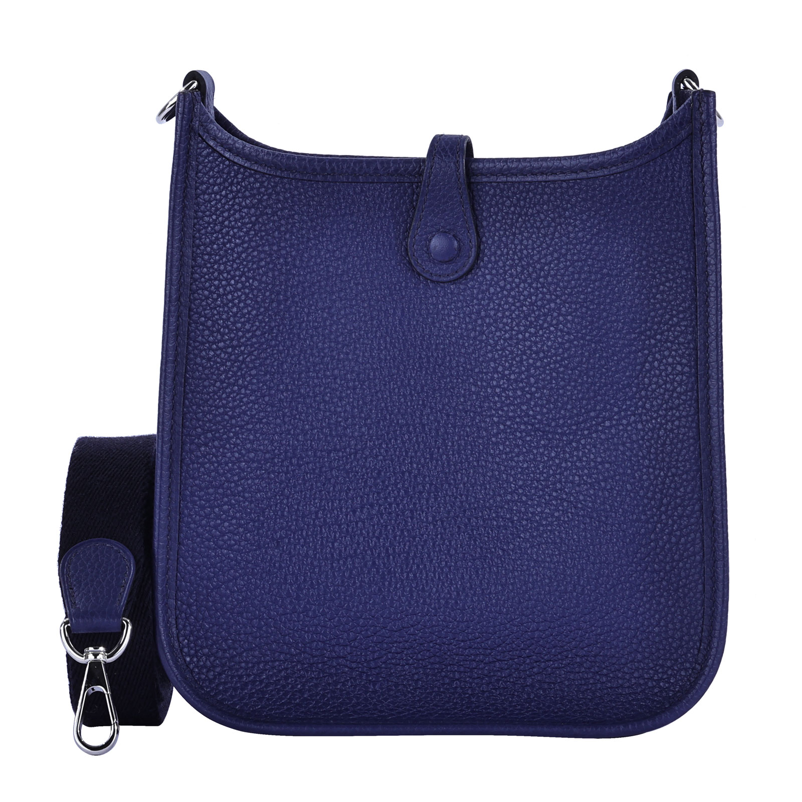 愛馬仕 Hermes Evelyne Bag Mini 伊芙琳包 Evelyne 16 EV16 U刻 藍MINI Evelyne單肩包 防塵袋/原廠盒子
