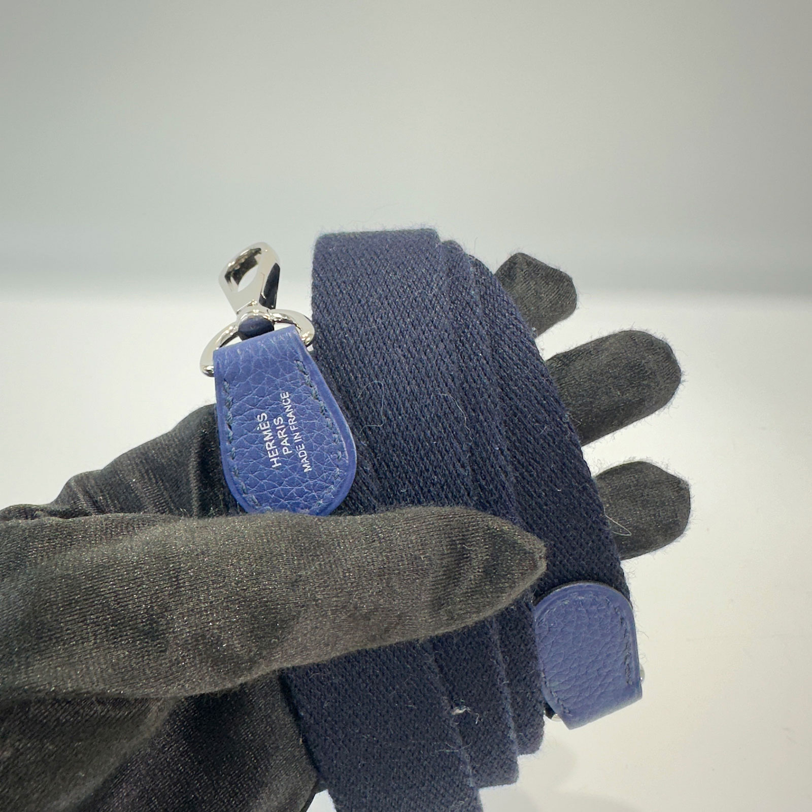 愛馬仕 Hermes Evelyne Bag Mini 伊芙琳包 Evelyne 16 EV16 U刻 藍MINI Evelyne單肩包 防塵袋/原廠盒子