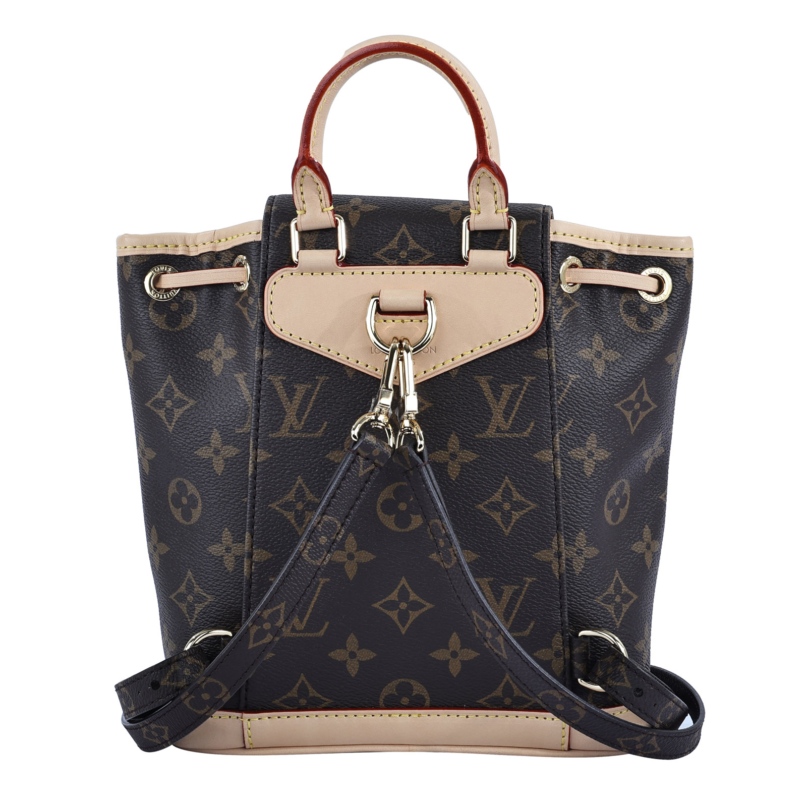 路易威登 LOUIS VUITTON Montsouris Mini 後背包 經典帆布 M11199 晶片款 原花Montsouris Mini後背包 防塵袋