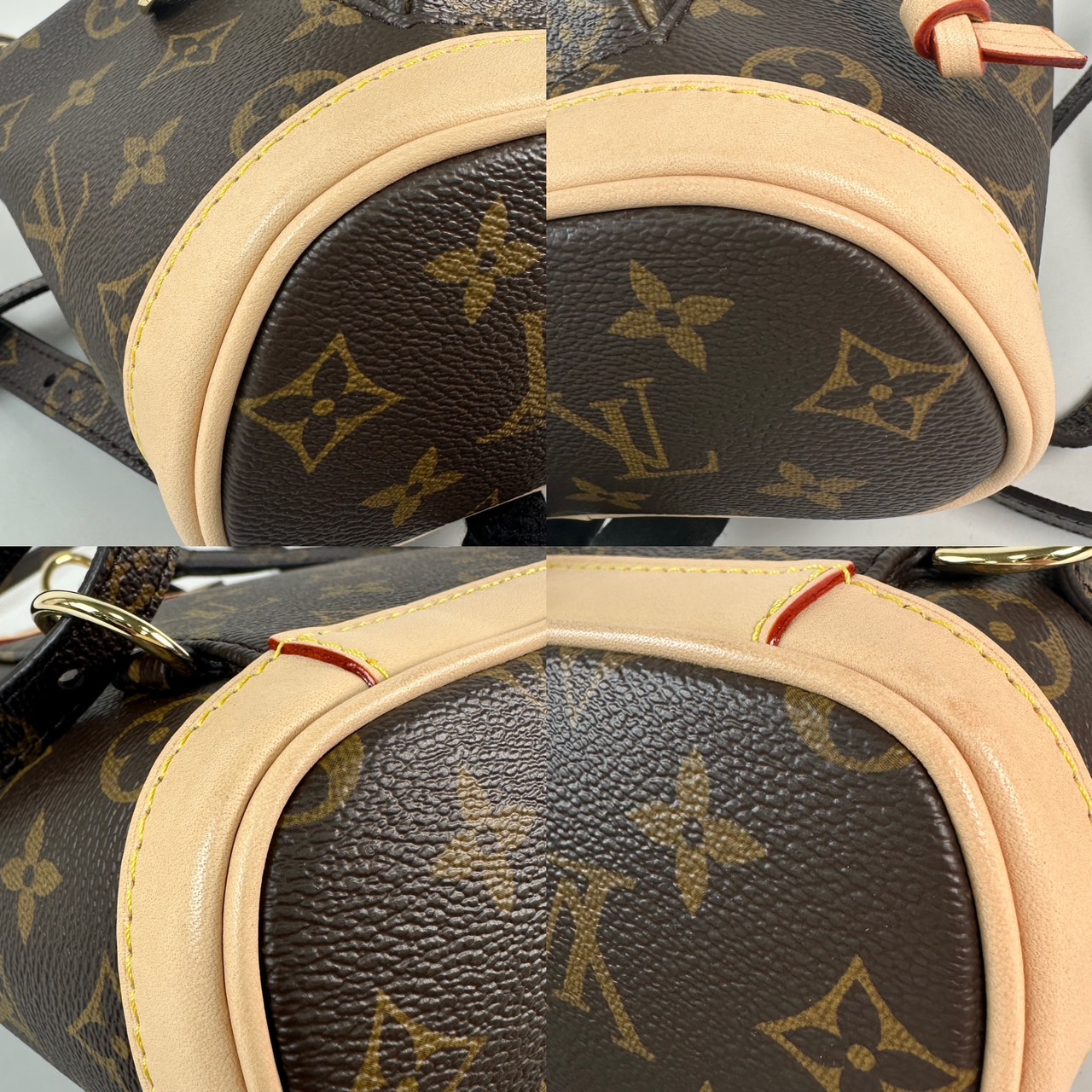 路易威登 LOUIS VUITTON Montsouris Mini 後背包 經典帆布 M11199 晶片款 原花Montsouris Mini後背包 防塵袋