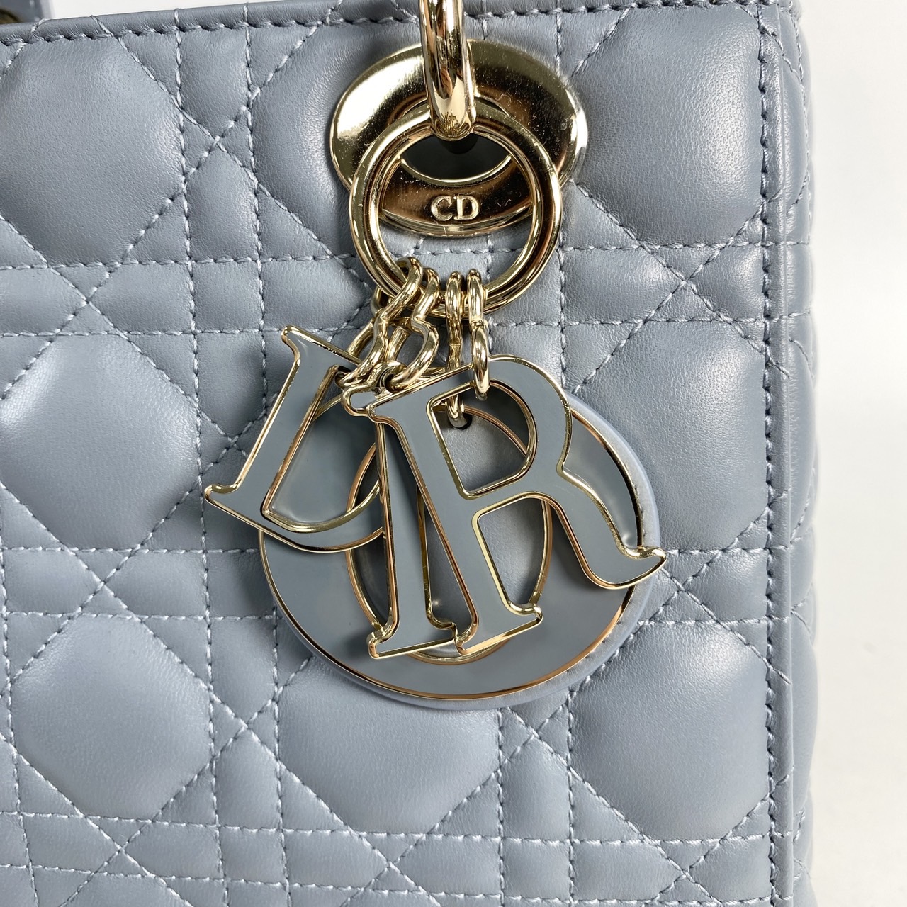 迪奧 CHRISTIAN DIOR Lady Dior My ABCDior 小型 肩背 手提包 羊皮 M0538OCEA  原廠盒子/防塵袋/購買證明影本/保證卡