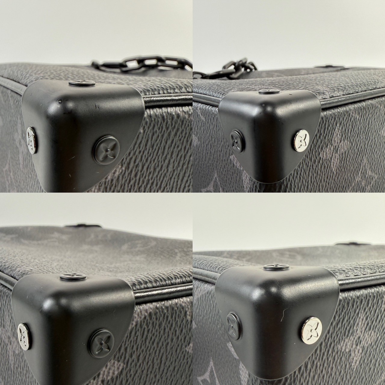 路易威登 LOUIS VUITTON Mini Soft Trunk 迷你 隨身包 黑色 M44735 晶片款 黑Mini Soft Trunk 防塵袋