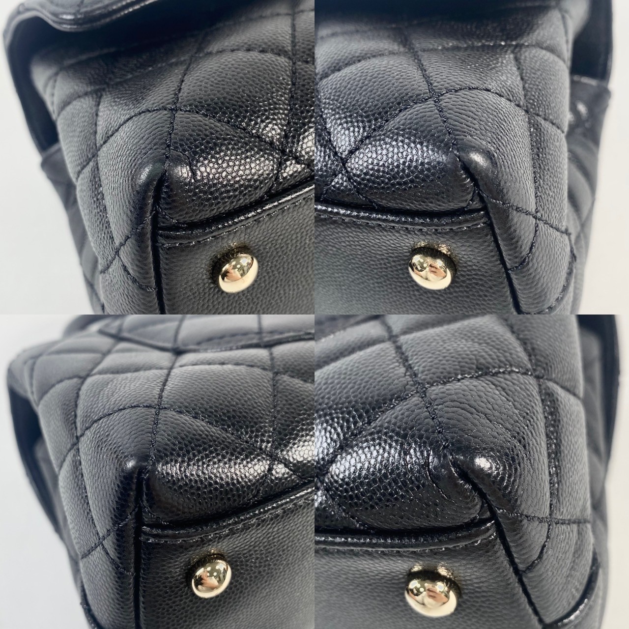 香奈兒 CHANEL Handle 24 手提 口蓋包 A92990 晶片款 黑金荔枝牛COCO HANDLE 原廠盒子/防塵袋/購買證明