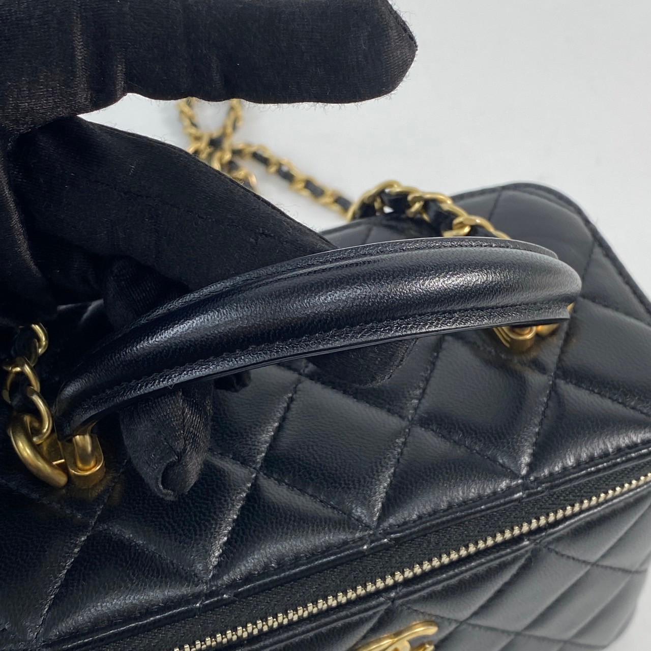 香奈兒 CHANEL Vanity Case 化妝箱  30開黑金羊COCO VANITY 原廠盒子/防塵袋/保證卡