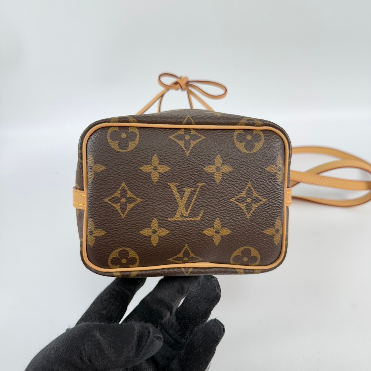 路易威登 LOUIS VUITTON Nano Noé 舊款 束口水桶包 M41346 晶片款 原花NANO NOE舊版 原廠盒子/防塵袋/購買證明