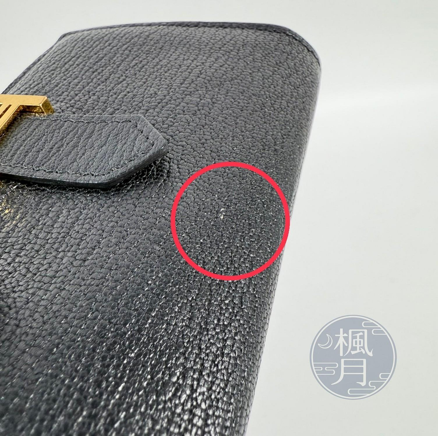 愛馬仕 Hermès Bearn Mini 短夾 BEARNMINI U刻 黑BEARN MINI 原廠盒子/購買證明