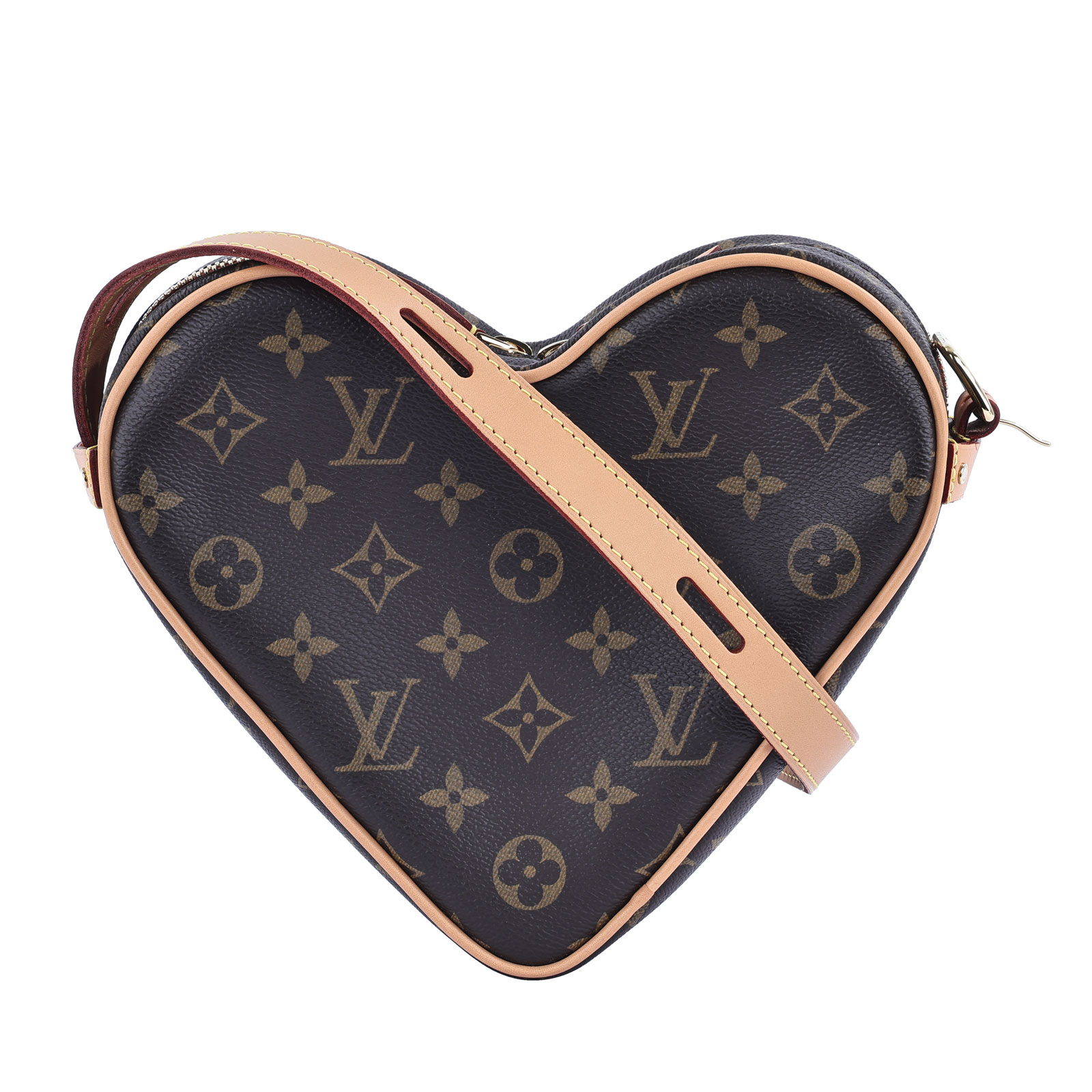 路易威登 LOUIS VUITTON Game On Coeur 經典帆布 愛心 斜背包 M57456 原花愛心斜背包 防塵袋