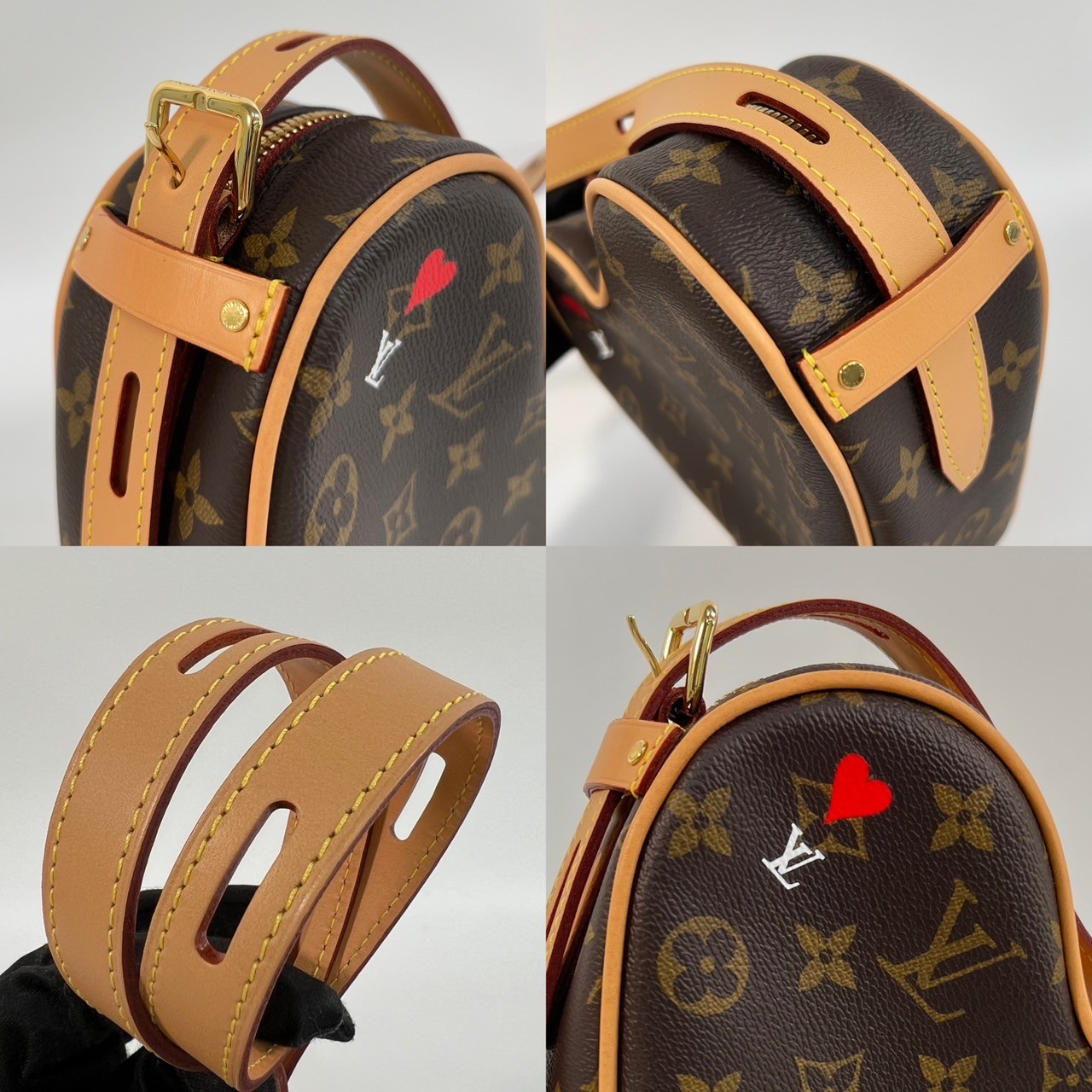 路易威登 LOUIS VUITTON Game On Coeur 經典帆布 愛心 斜背包 M57456 原花愛心斜背包 防塵袋