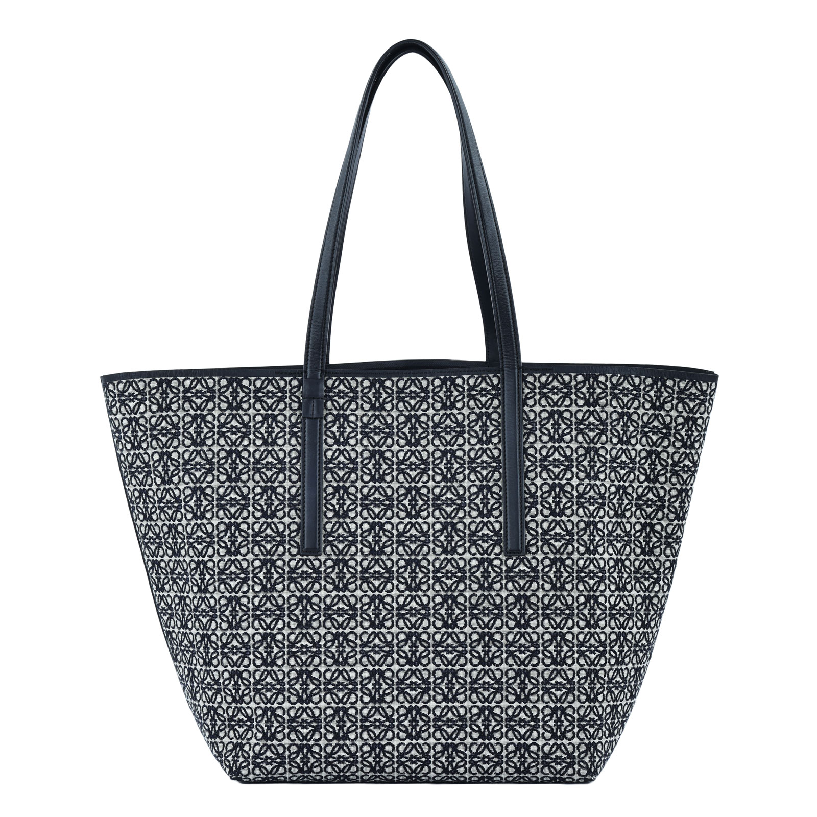 羅意威 LOEWE T Tote bag 托特包 B533Z73X08 深藍緹花托特包 防塵袋