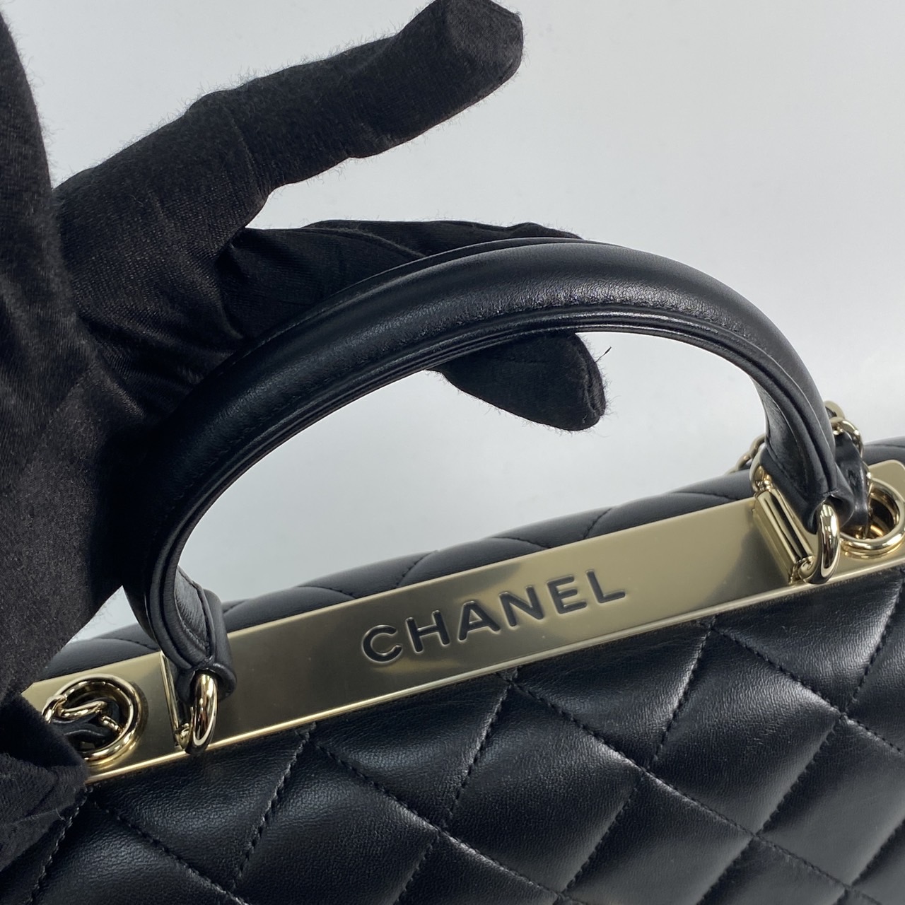 香奈兒 CHANEL Trendy 25 口蓋包 A92236 30開 黑金TRENDY25 CC 原廠盒子/防塵袋/保證卡/購買證明