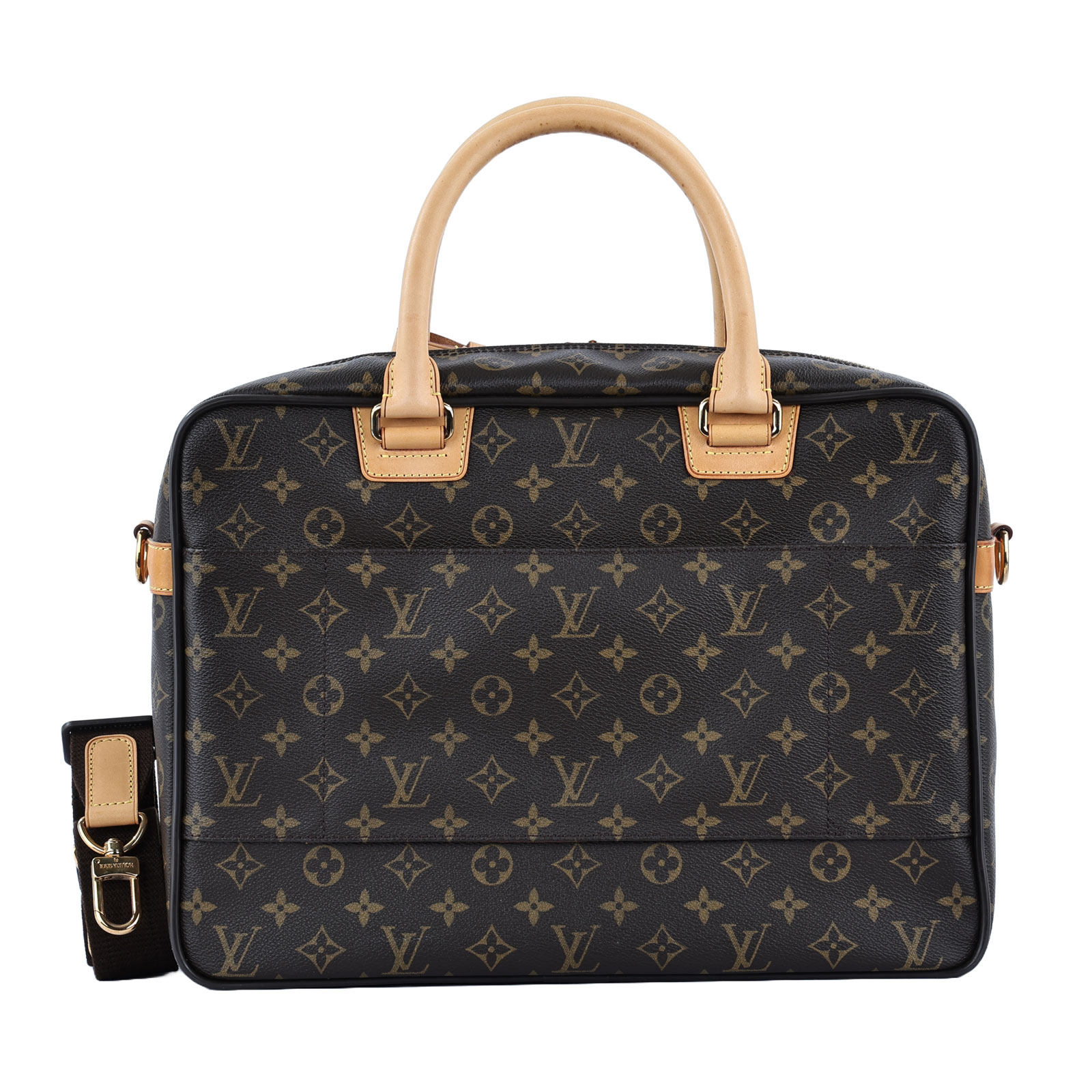 路易威登 LOUIS VUITTON Icare 公事包 經典帆布 M23252 原花Icare旅行袋 背帶/鎖組/購買證明