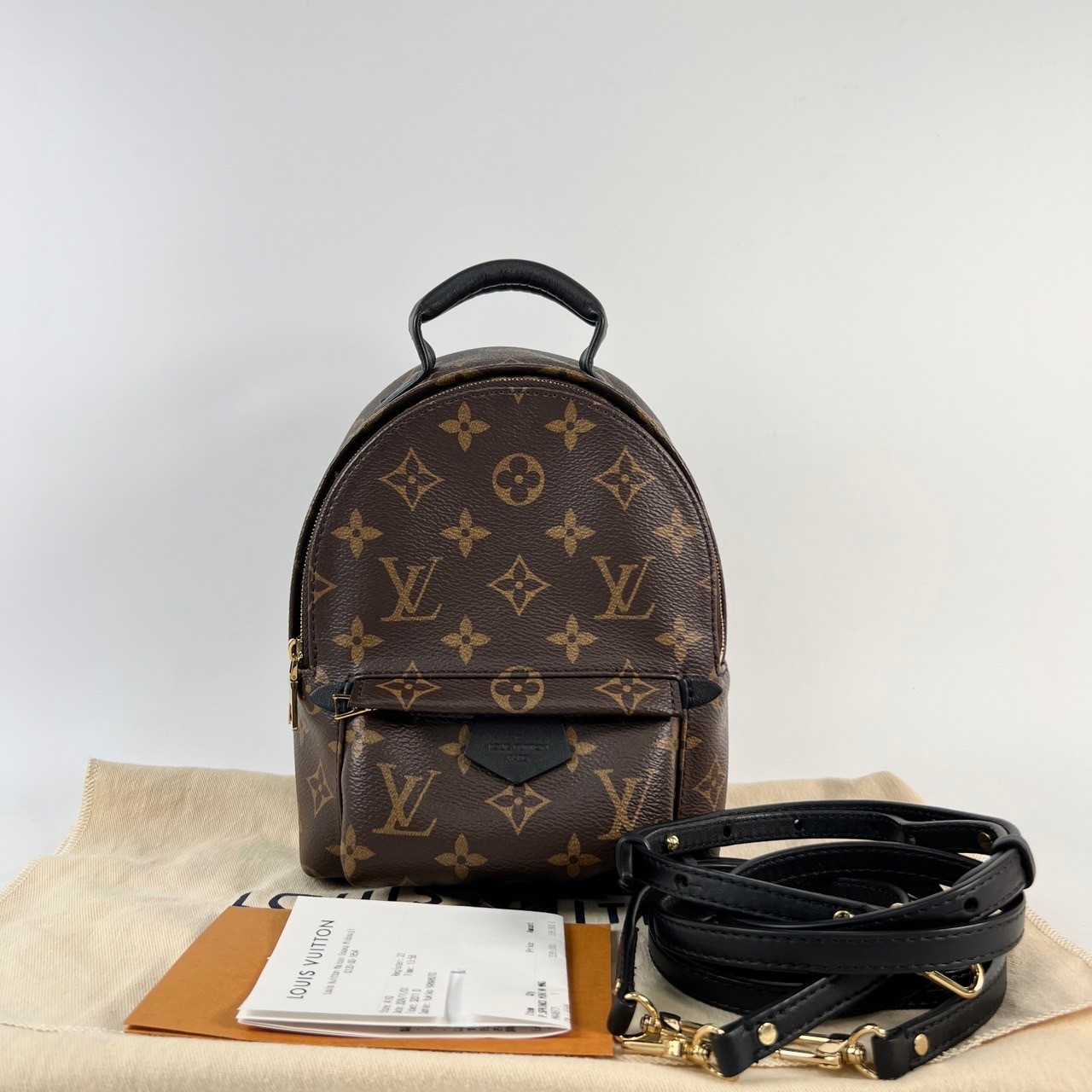 路易威登 LOUIS VUITTON Palm Springs Mini 迷你 後背包 M44873 晶片款  防塵袋/購買證明