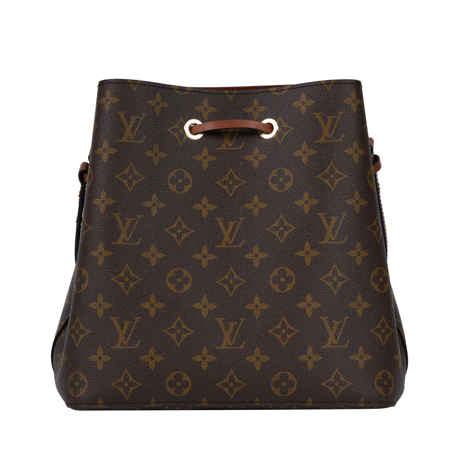 路易威登 LOUIS VUITTON NéoNoé MM 經典帆布 肩背 水桶包 棕色 M44887 晶片款 　棕原花NéoNoé 水桶包 無附屬品