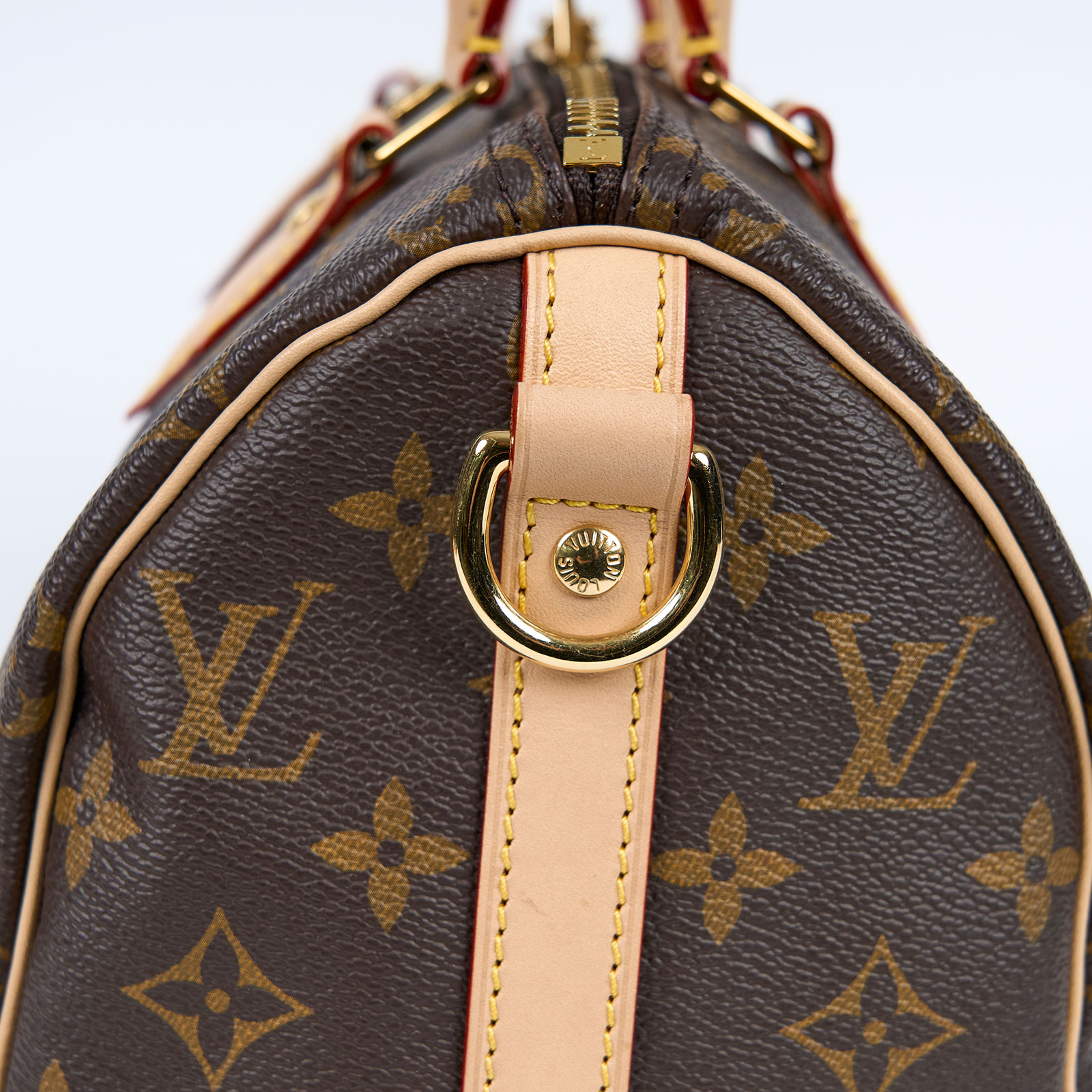 路易威登 LOUIS VUITTON Speedy Bandoulière 25  波士頓包 手提包 經典帆布 M46977 晶片款  防塵袋/鎖組