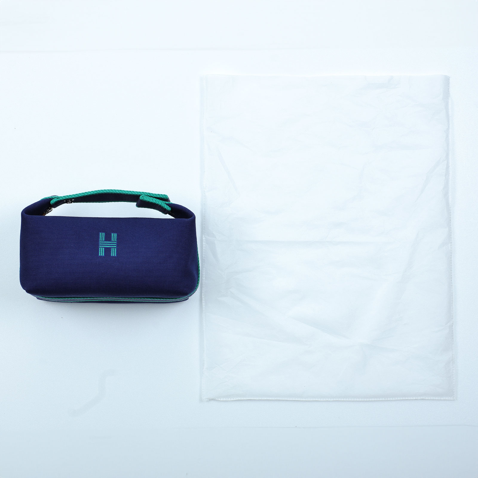 愛馬仕 Hermès Bride a Brac PM 小型 盥洗包 手提包 BBP  　深藍Bride a Brac PM 無附屬品