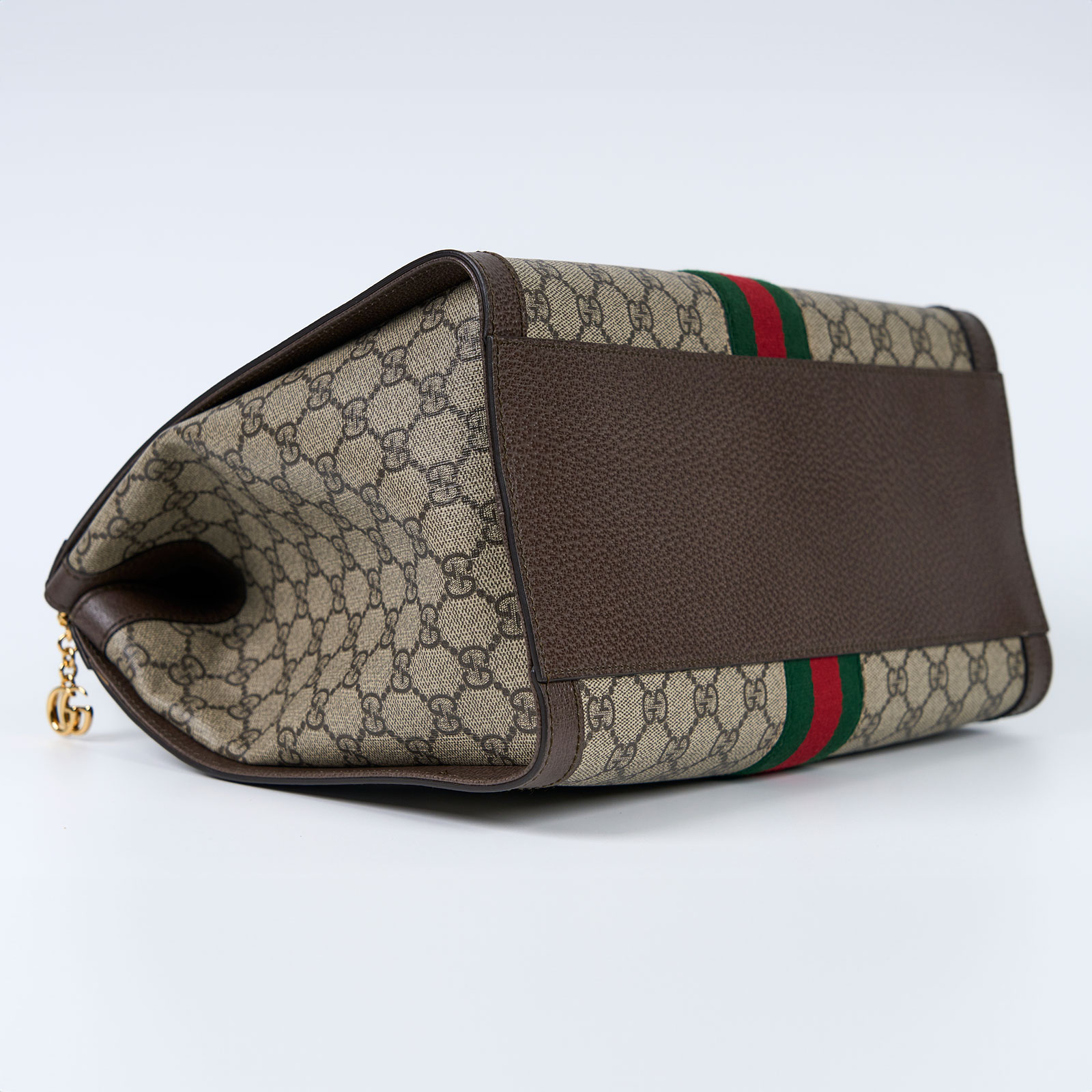 古馳 GUCCI Ophidia GG 中號 肩背 手提包 524537 棕Ophidia GG塗層帆布2WAY 防塵袋