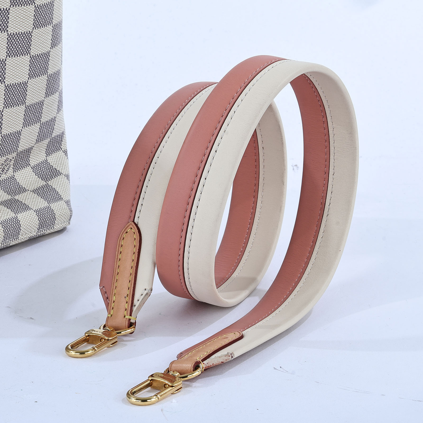 路易威登 LOUIS VUITTON NéoNoé MM手提 肩背包 白棋盤格 N40344 白棋盤NEONOE MM 防塵袋