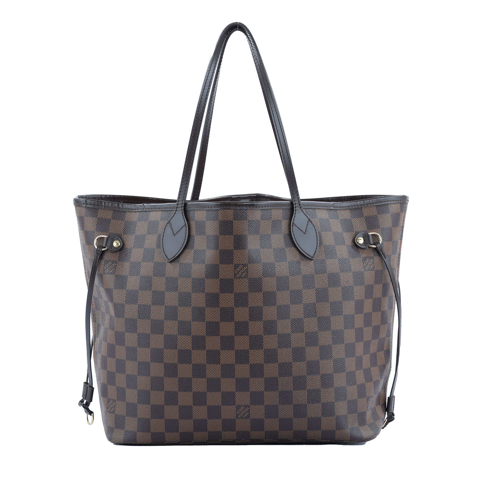 路易威登 LOUIS VUITTON 棕棋盤 Neverfull MM 托特包 N41358 棕棋盤格NEVERFULL MM 新版 防塵袋/原廠盒子/購買證明