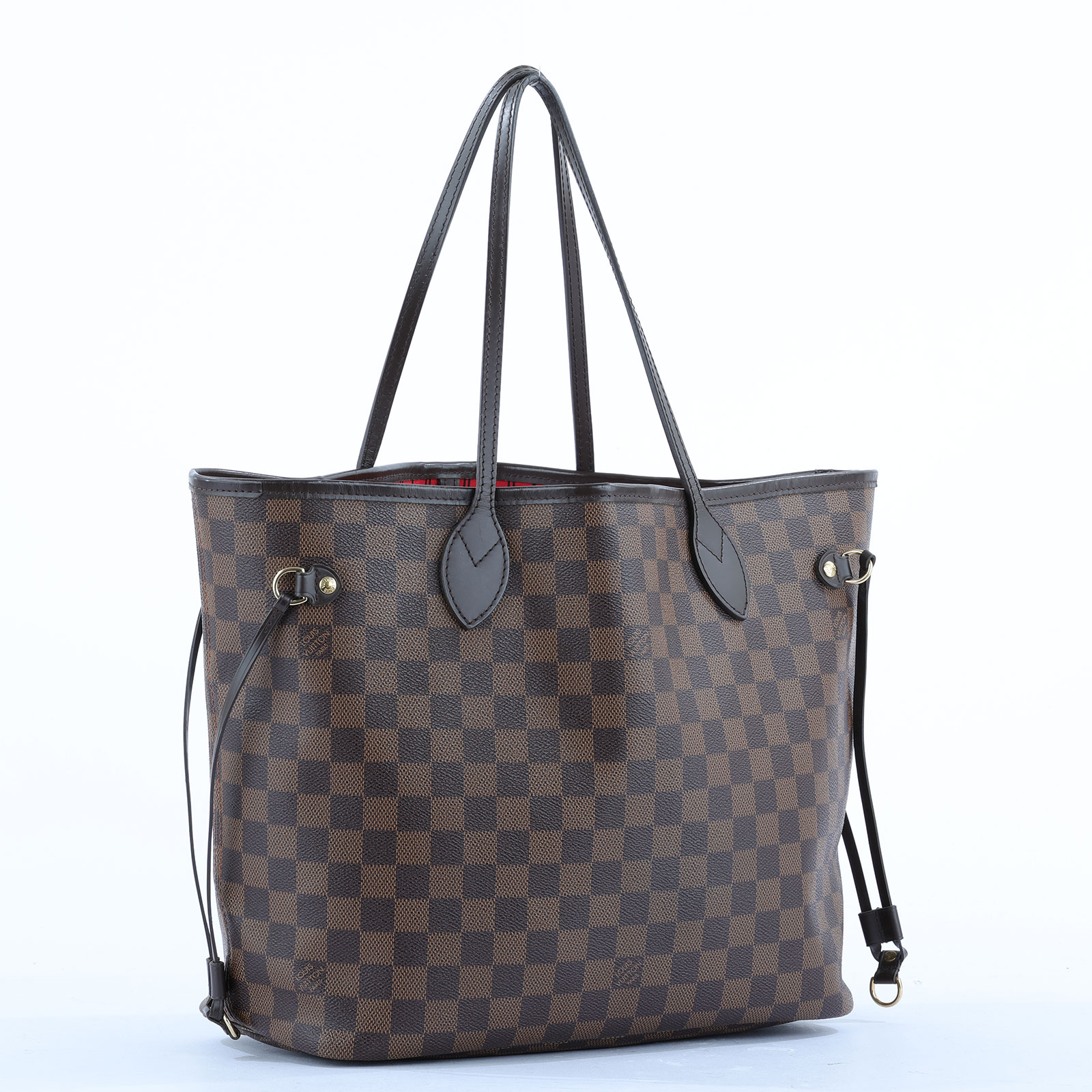 路易威登 LOUIS VUITTON 棕棋盤 Neverfull MM 托特包 N41358 棕棋盤格NEVERFULL MM 新版 防塵袋/原廠盒子/購買證明