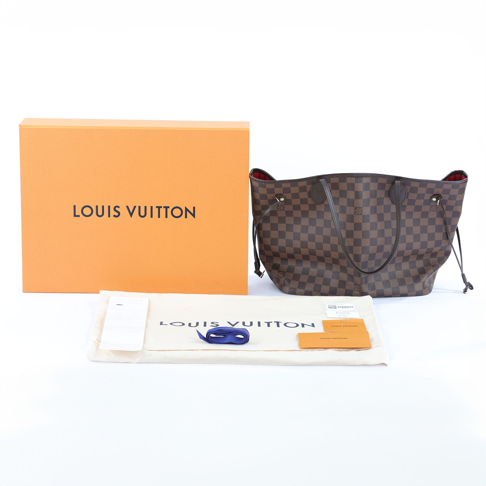 路易威登 LOUIS VUITTON 棕棋盤 Neverfull MM 托特包 N41358 棕棋盤格NEVERFULL MM 新版 防塵袋/原廠盒子/購買證明