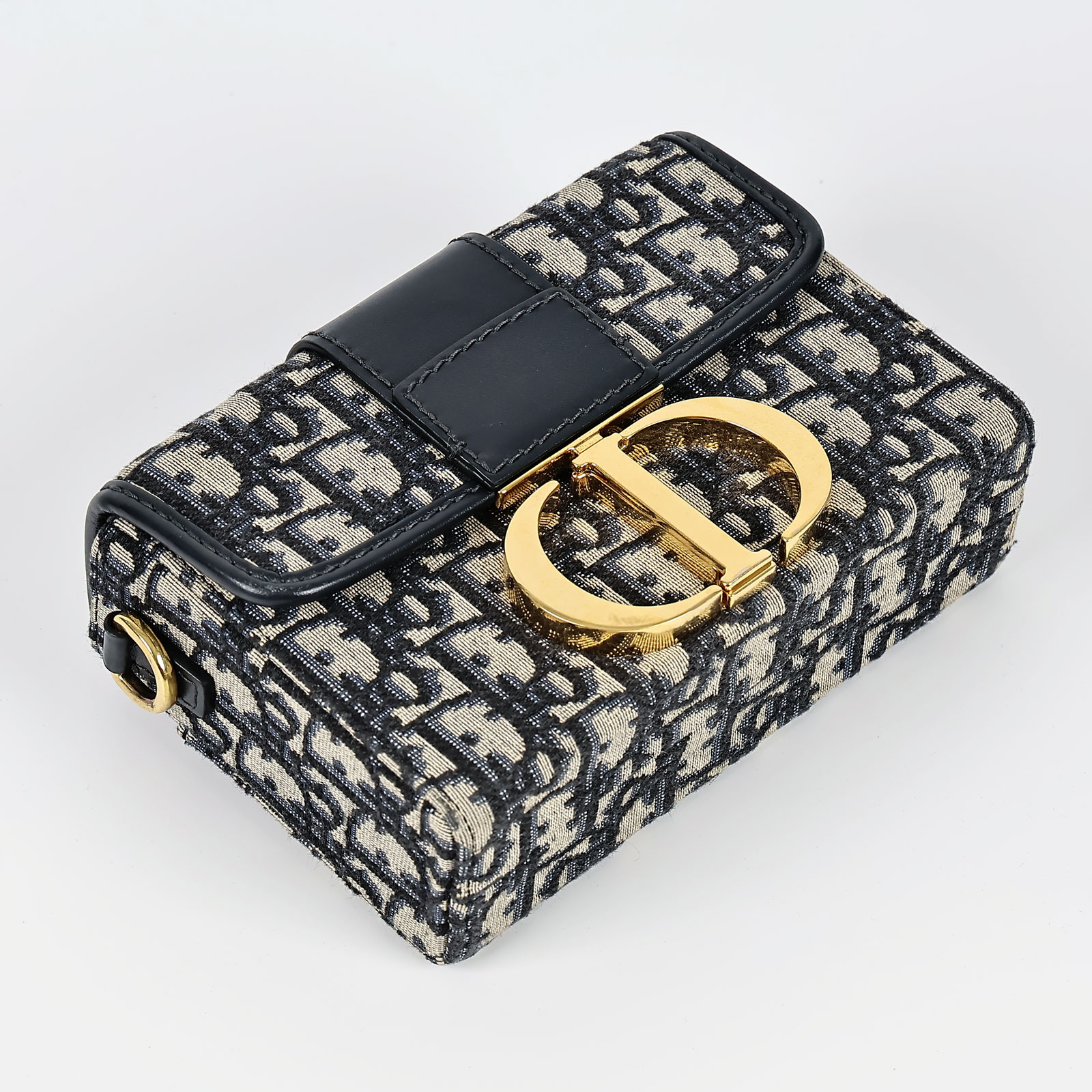 迪奧 CHRISTIAN DIOR 30 Montaigne 肩背手提包 M9204UTZQ 藍原花蒙田30 原廠盒子/防塵袋/保證卡