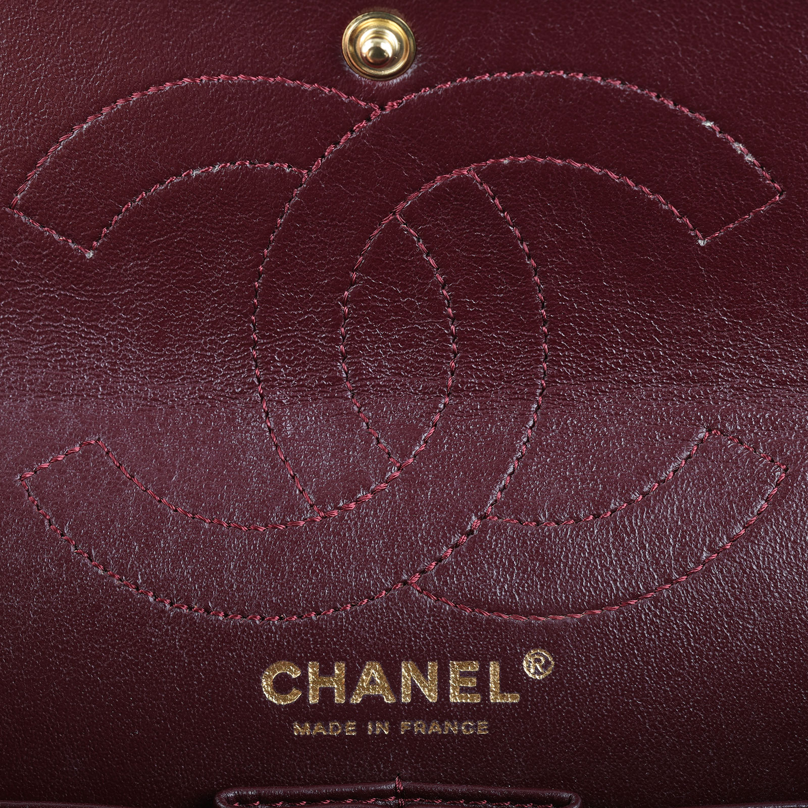 香奈兒 CHANEL 2.55 大型口蓋包 A37587 12開黑金仿舊牛2.55 28CM 原廠盒子