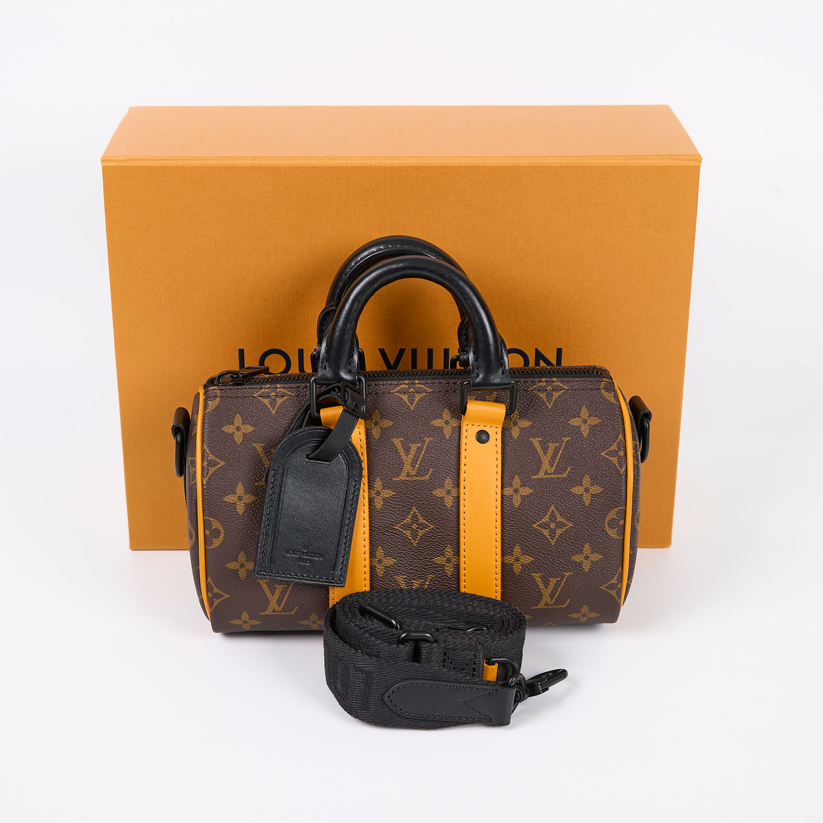 路易威登 LOUIS VUITTON Keepall Bandouliere 25 手提 肩背 波士頓包 M46687 晶片款  原廠盒子