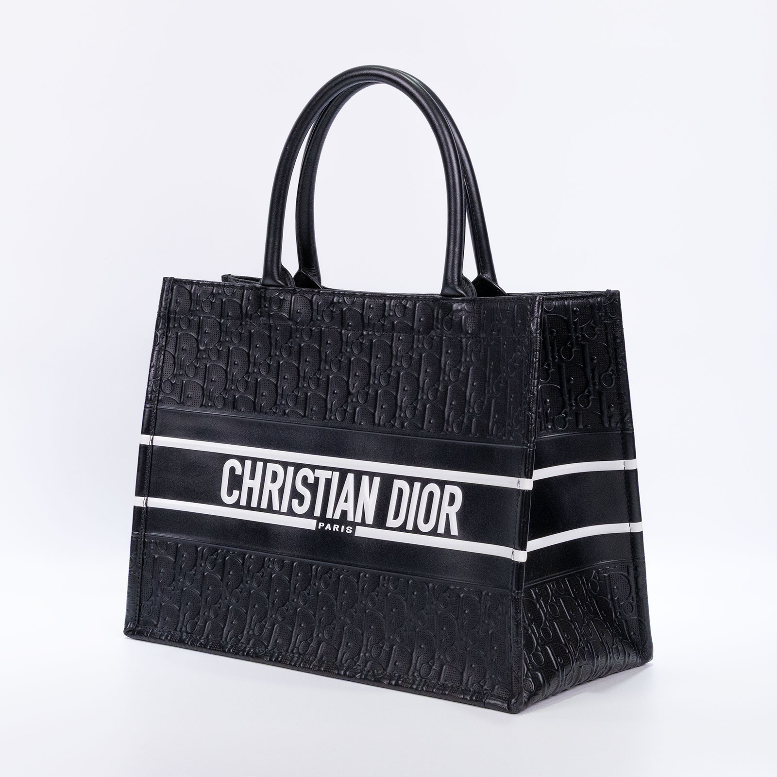 迪奧 CHRISTIAN DIOR Book Tote 小牛皮 Oblique 印花皮革 中號 托特包 M1266CDDU  防塵袋/保證卡/購買證明