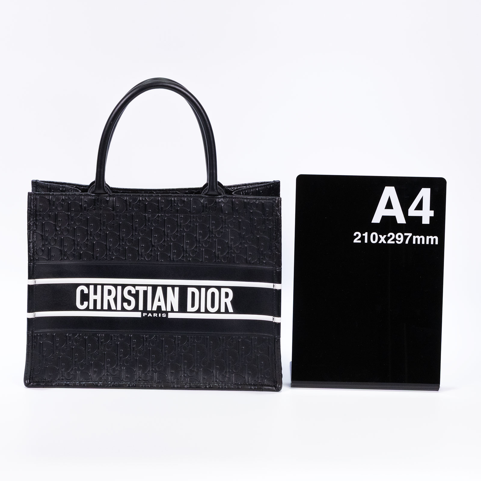 迪奧 CHRISTIAN DIOR Book Tote 小牛皮 Oblique 印花皮革 中號 托特包 M1266CDDU  防塵袋/保證卡/購買證明