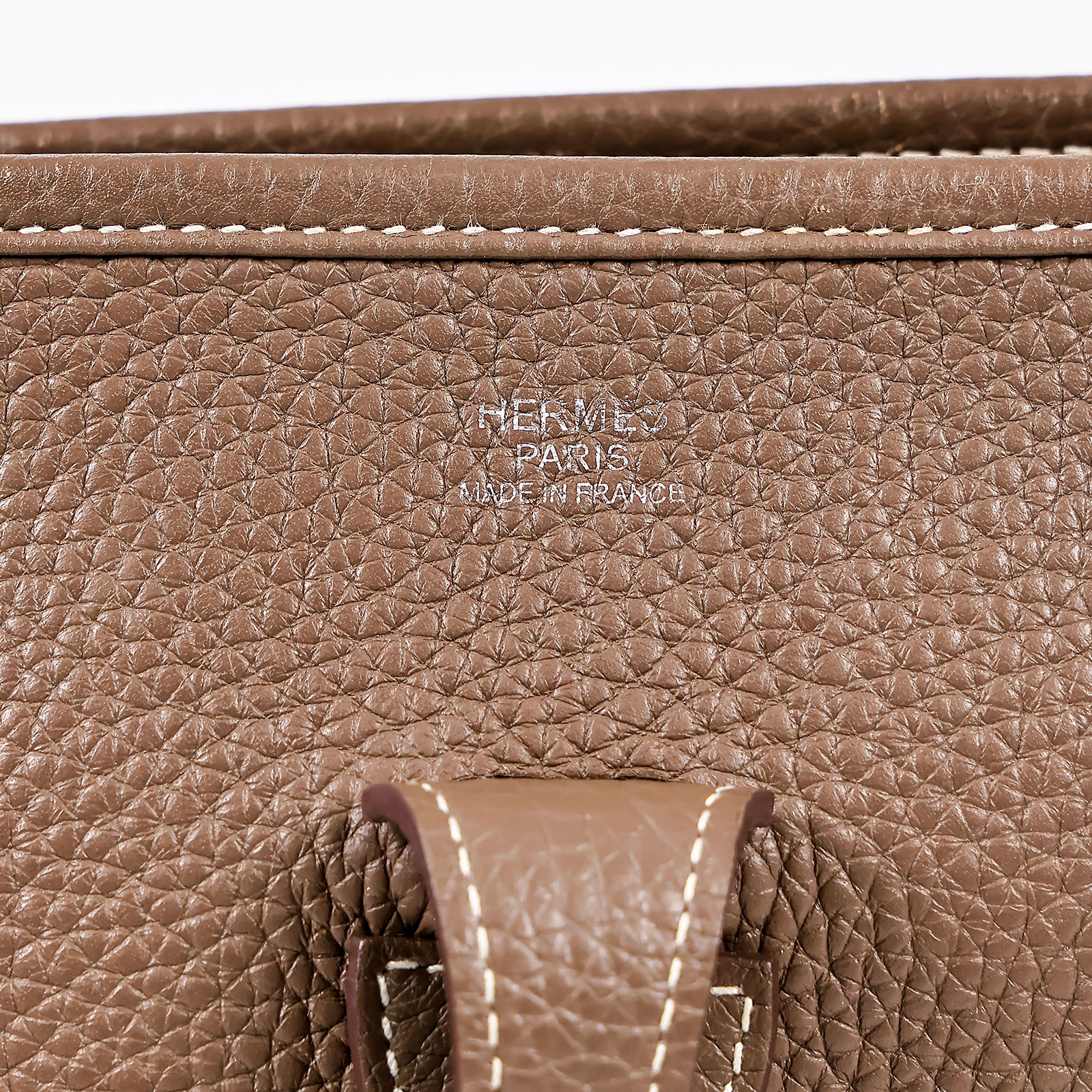 愛馬仕 Hermès Evelyne Bag 伊芙琳包 29 EV29 C刻 大象灰 EVELYNE 29 背帶/原廠盒子/防塵袋