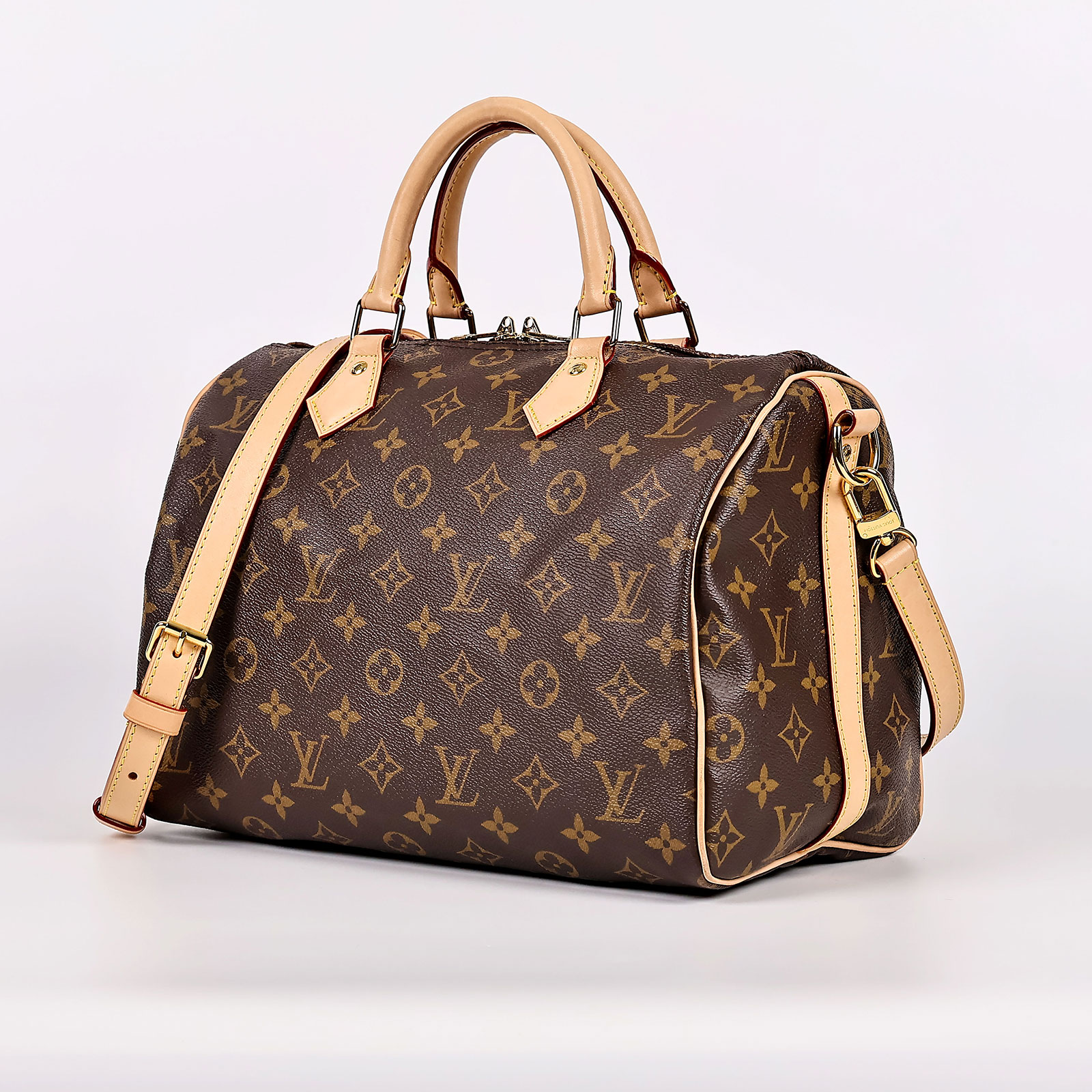 路易威登 LOUIS VUITTON Speedy Bandoulière 30 波士頓包 手提包 經典帆布 M46980 晶片款  原廠盒子/防塵袋/購買證明