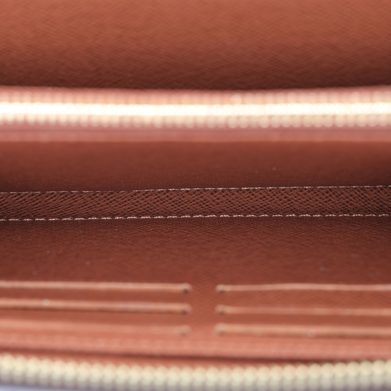 路易威登 LOUIS VUITTON 拉鏈錢包 Monogram帆布 棕色 M42616 晶片款 棕原花拉鍊長夾 原廠盒子/防塵袋