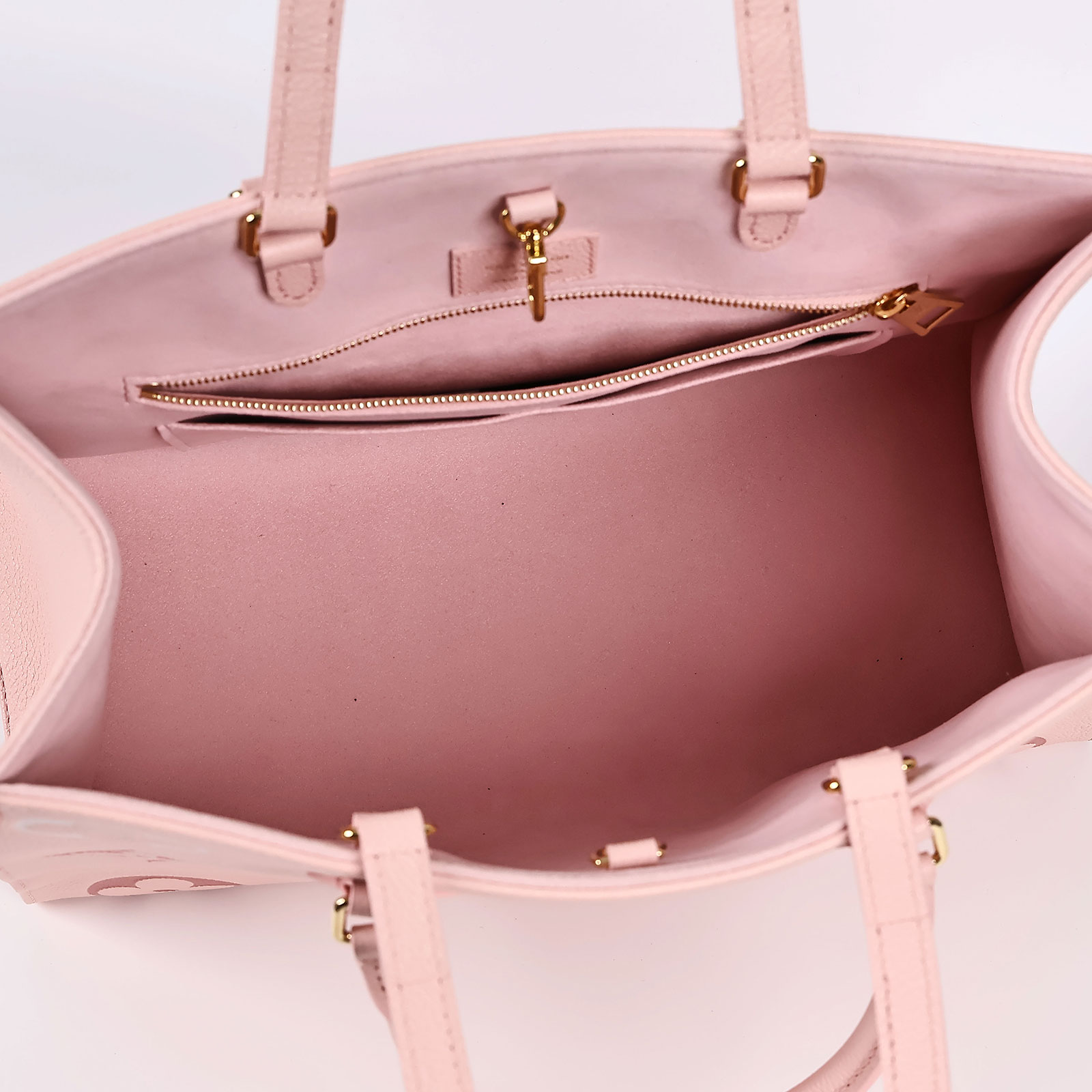 路易威登 LOUIS VUITTON OnTheGo MM 大型 手提袋 單肩包 M46542 晶片款 粉ONTHEGO MM 原廠盒子/防塵袋