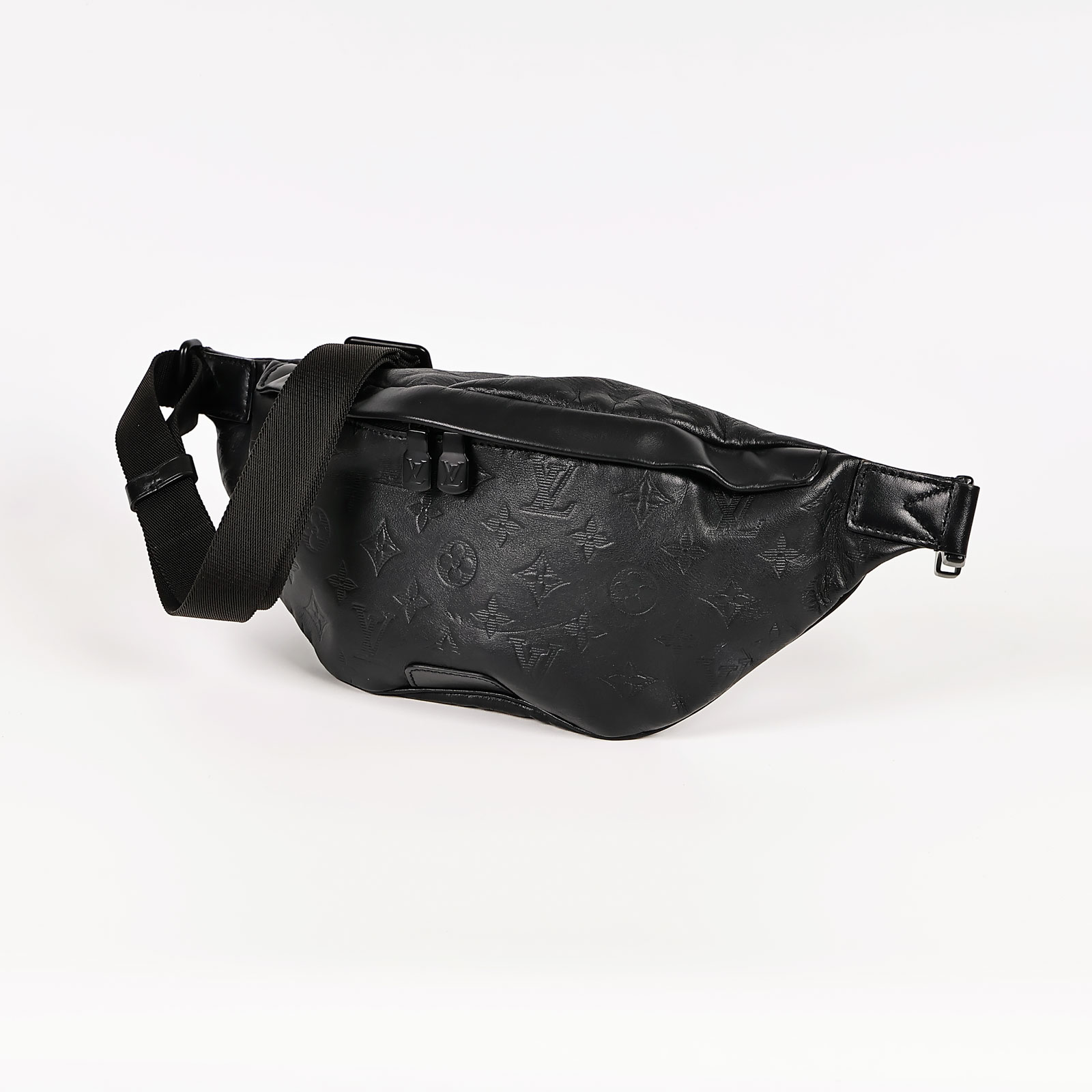 路易威登 LOUIS VUITTON Discovery PM 腰包 小牛皮 黑色 M46036 晶片款  原廠盒子/防塵袋/購買證明