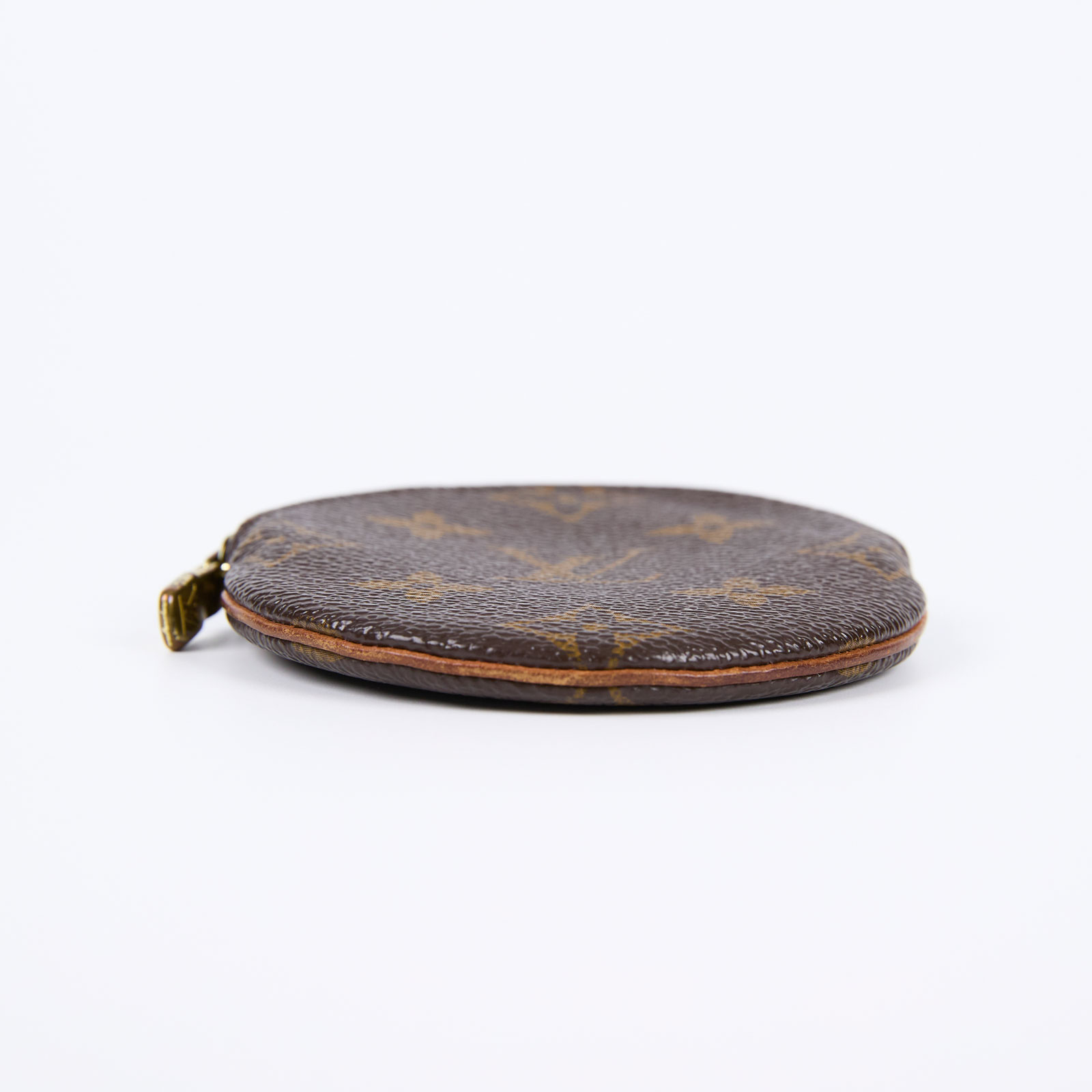 路易威登 LOUIS VUITTON 圓形零錢包 經典帆布 M61926 原花圓形零錢包 防塵袋