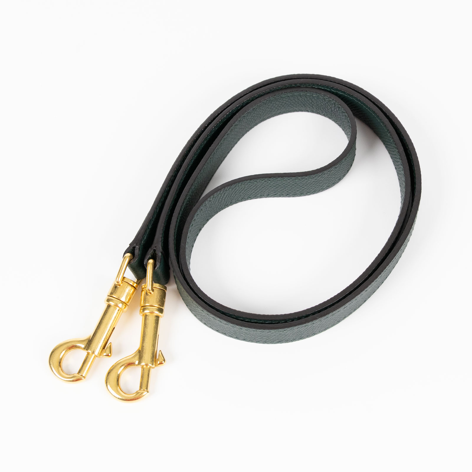 思琳 CELINE Belt 珠地小牛皮 小巧型 肩背 手提 鯰魚包  189153 墨綠MICRO  BELT 防塵袋