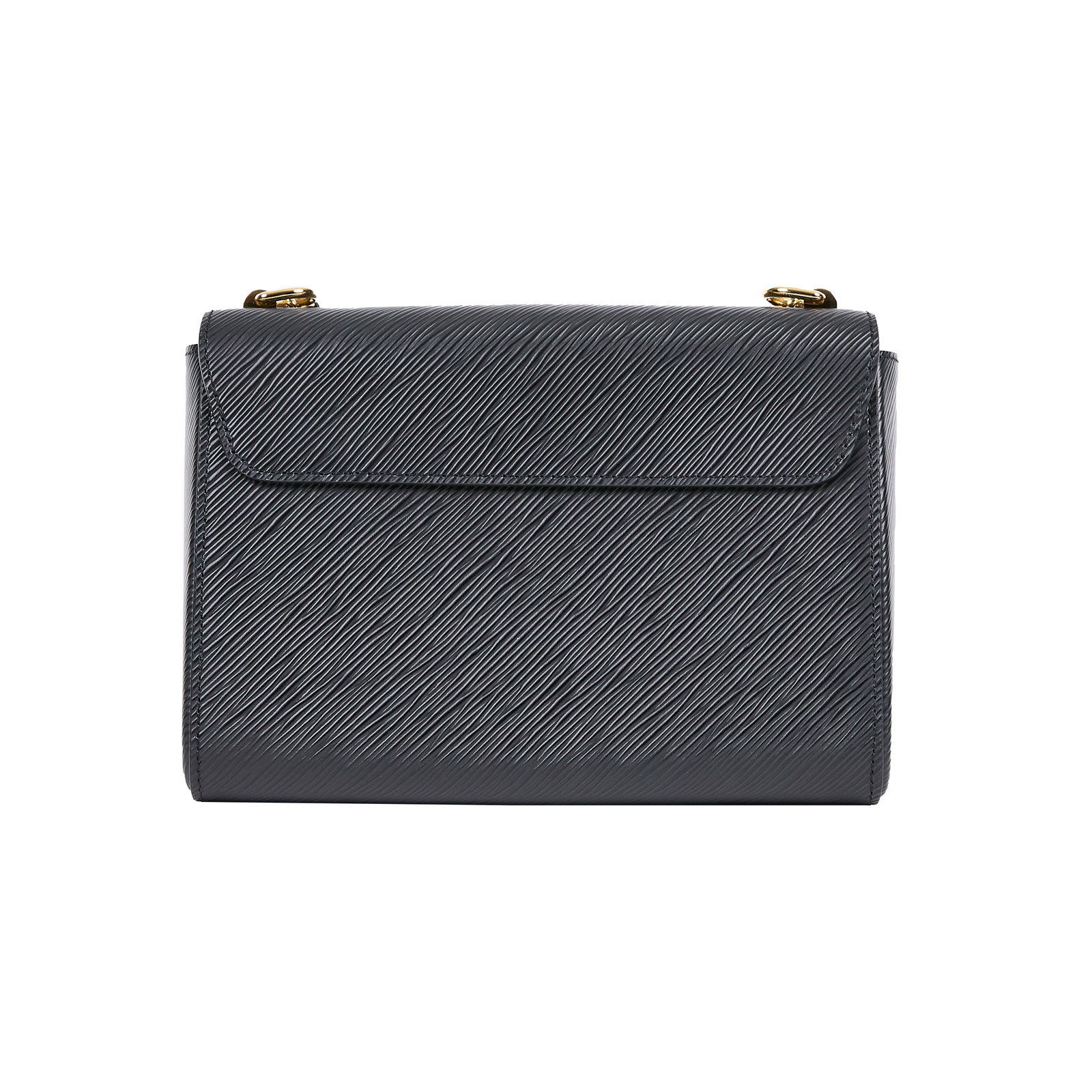 路易威登 LOUIS VUITTON Twist MM 小羊皮 扭鎖 單肩包 Epi皮革 黑色 M21117 晶片款  原廠盒子/防塵袋/購買證明