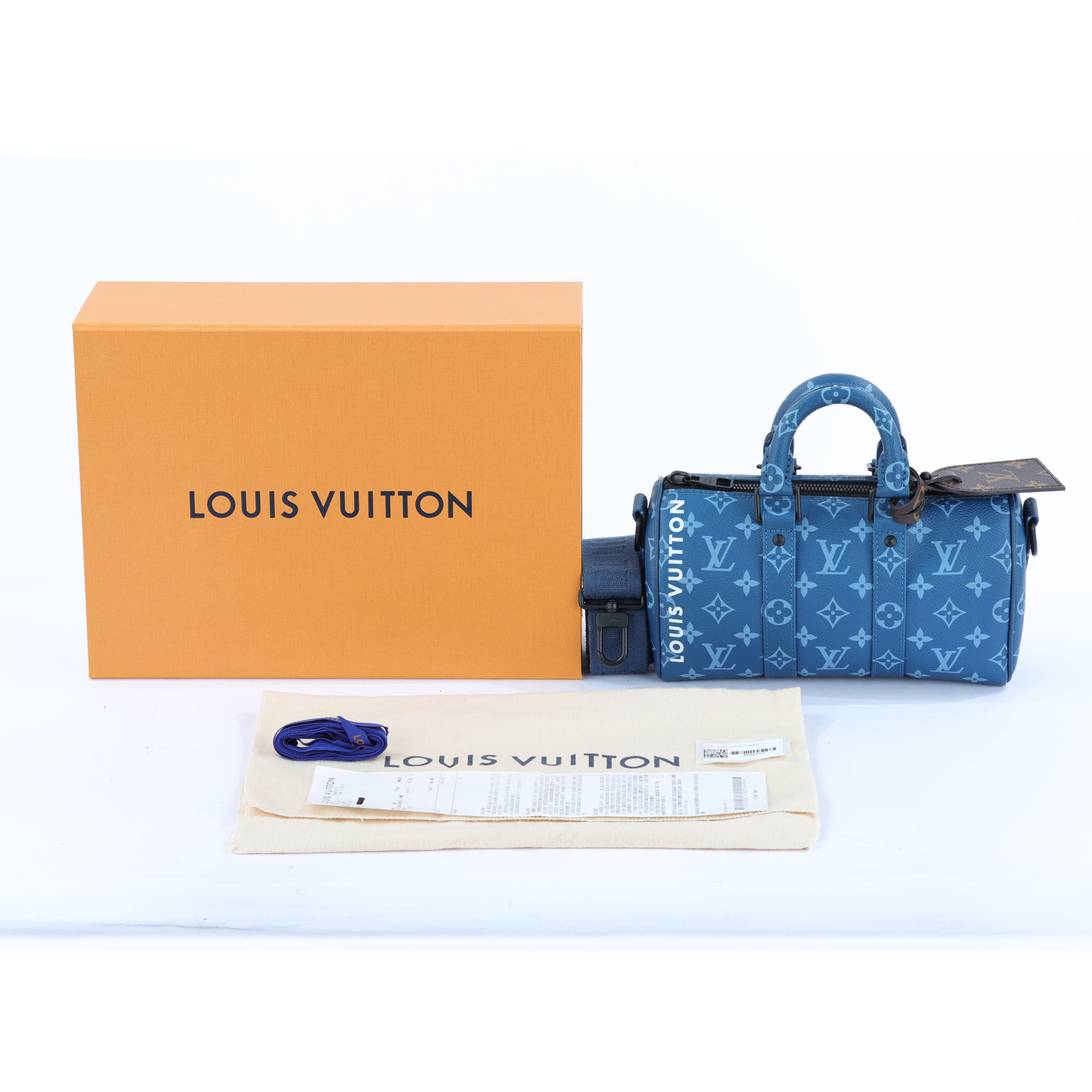 路易威登 LOUIS VUITTON Keepall Bandouliere 25 手提 肩背 波士頓包 M46803 晶片款  防塵袋/原廠盒子/購買證明